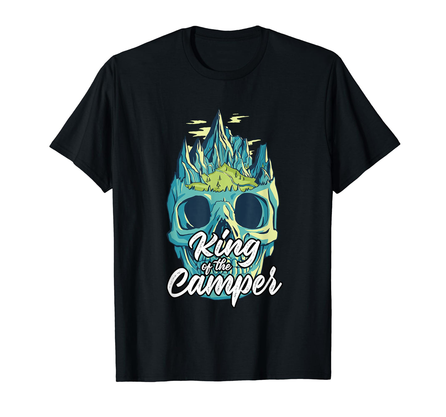 Funny King Camper Scout Dad Travel T-Shirt - Minimalist Print for Adults - T-Shirt, Sweatshirt, Hoodie