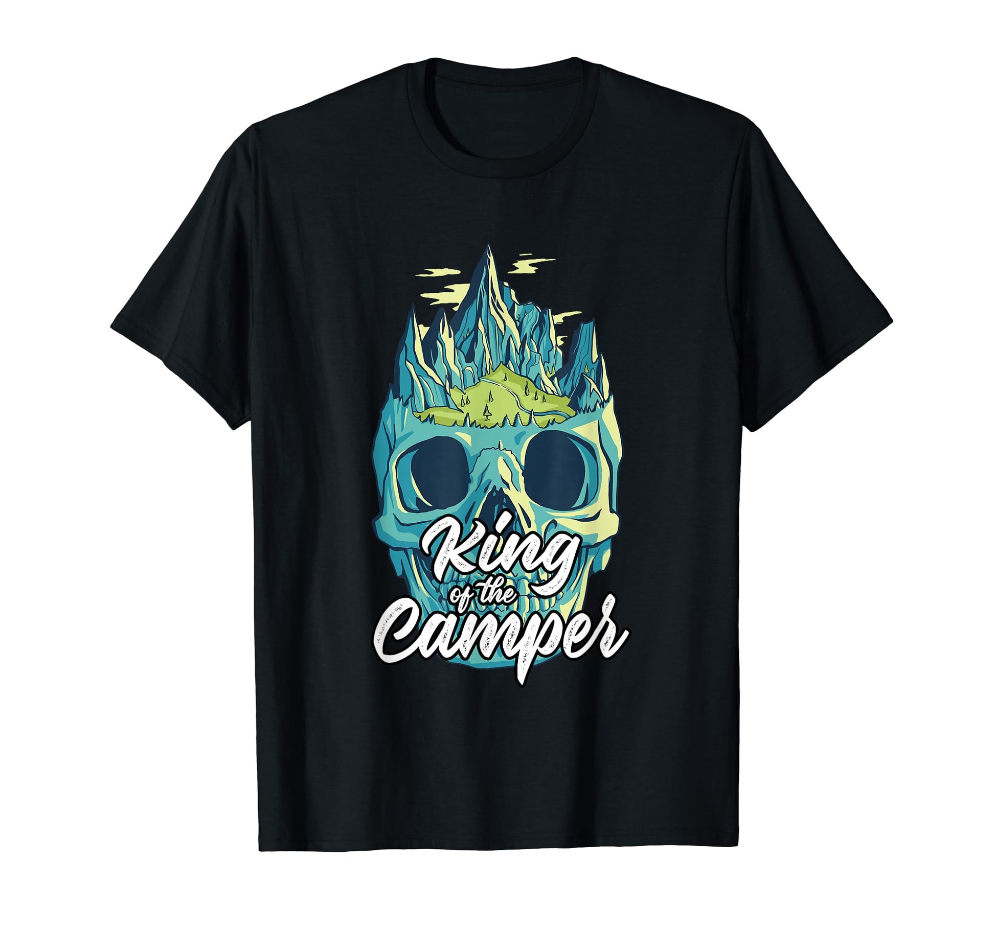 Funny King Camper Scout Dad Travel T-Shirt - Minimalist Print for Adults - T-Shirt, Sweatshirt, Hoodie