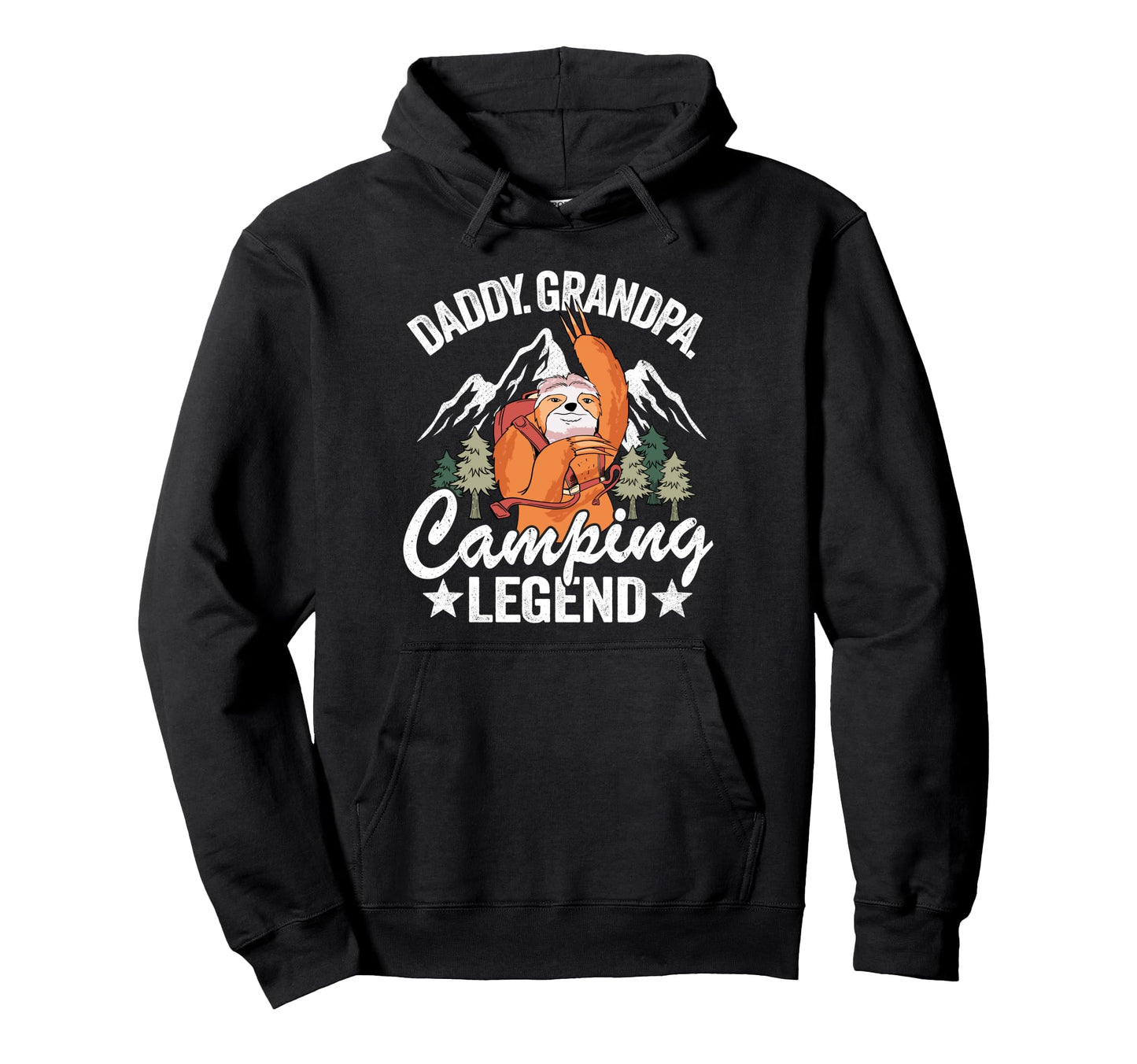 Daddy Grandpa Camping Legend Rv Camper Hoodie - Trendy Graphic for Adults - T-Shirt, Sweatshirt, Hoodie