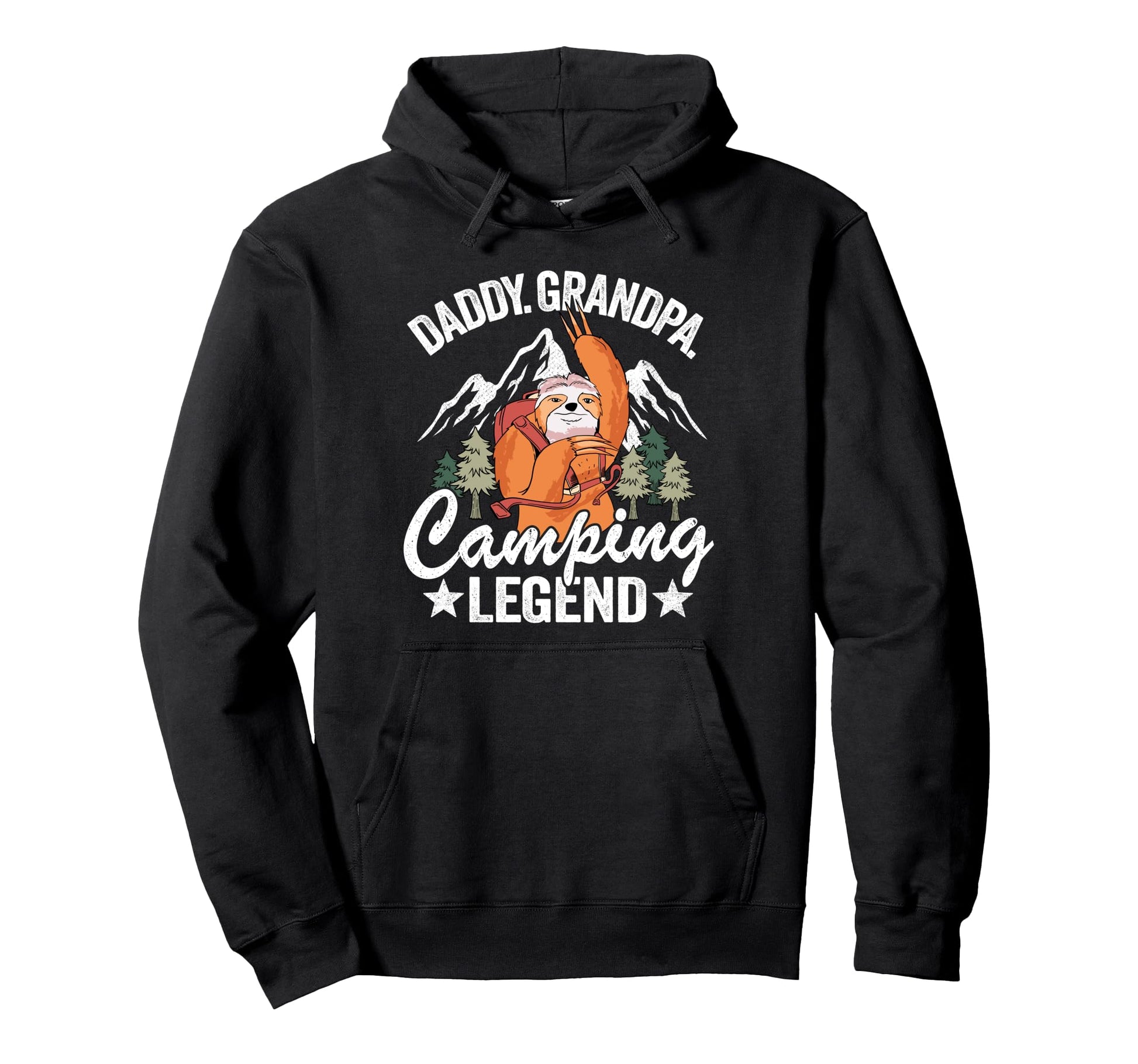 Daddy Grandpa Camping Legend Rv Camper Hoodie - Trendy Graphic for Adults - T-Shirt, Sweatshirt, Hoodie