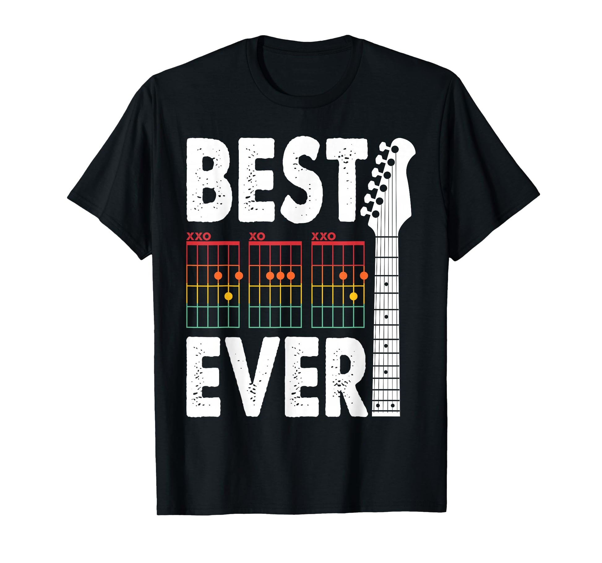 Best Dad Ever Chord Guitar T-Shirt - Casual Everyday Wear for Adults - T-Shirt, Sweatshirt, Hoodie