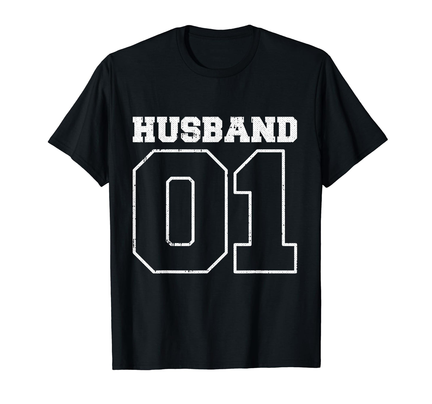 Husband 01 Fathers Day Jersey Papa T-Shirt - Casual Everyday Wear Unisex - T-Shirt, Sweatshirt, Hoodie
