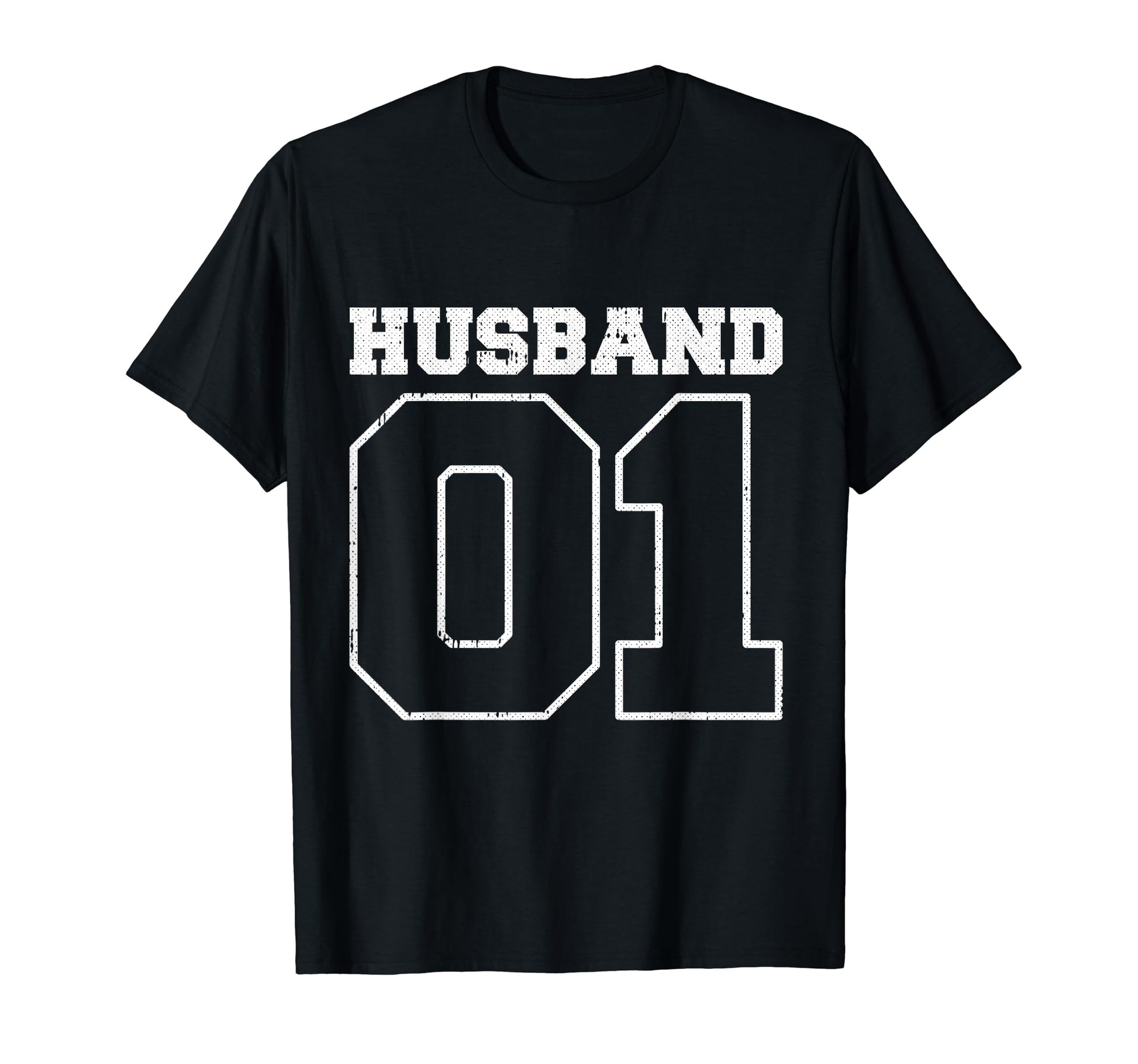 Husband 01 Fathers Day Jersey Papa T-Shirt - Casual Everyday Wear Unisex - T-Shirt, Sweatshirt, Hoodie