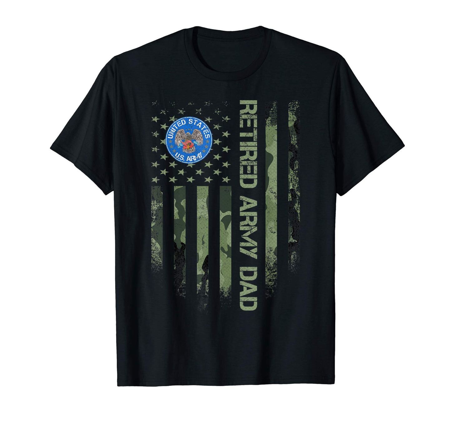 Usa American Camo Flag Retired Us T-Shirt - Streetwear Style Men Women - T-Shirt, Sweatshirt, Hoodie