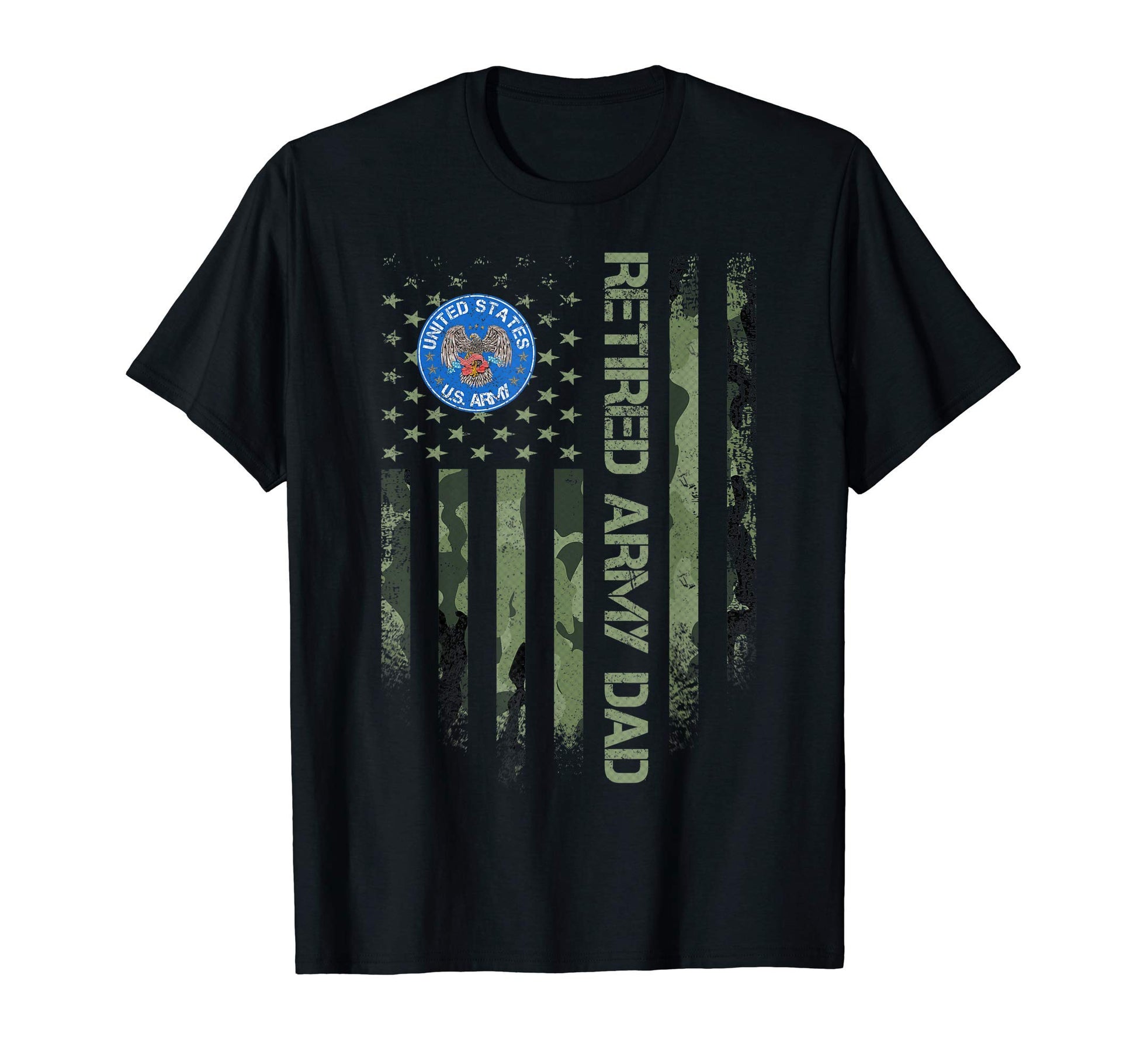 Usa American Camo Flag Retired Us T-Shirt - Streetwear Style Men Women - T-Shirt, Sweatshirt, Hoodie