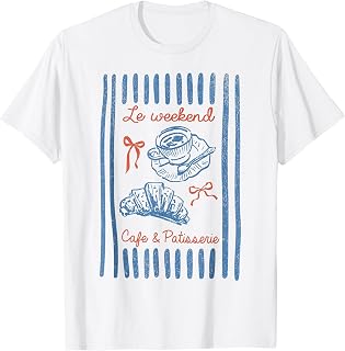 Le Weekend le Croissant Coffee Cafe et Patisserie T-Shirt Unisex T-shirt, Sweatshirt, Hoodie, Long Sleeve Tee - T-Shirt, Sweatshirt, Hoodie