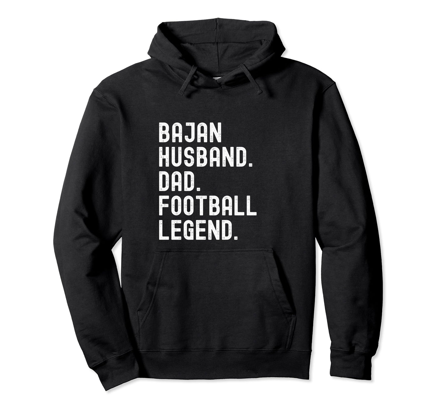 Bajan Husband Dad Football Legend Hoodie - Unique Graphic Men Women - T-Shirt, Sweatshirt, Hoodie