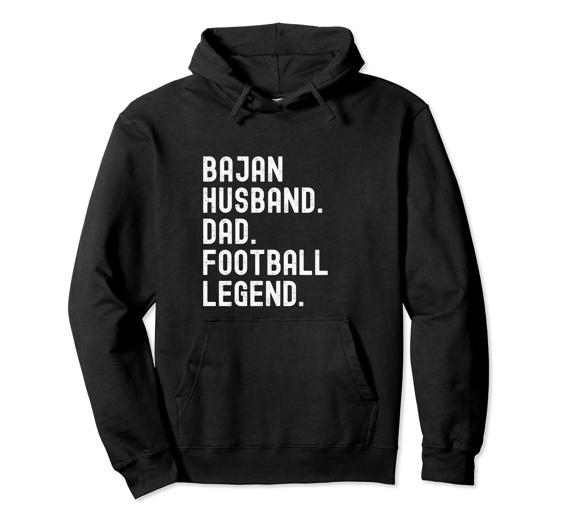 Bajan Husband Dad Football Legend Hoodie - Unique Graphic Men Women - T-Shirt, Sweatshirt, Hoodie