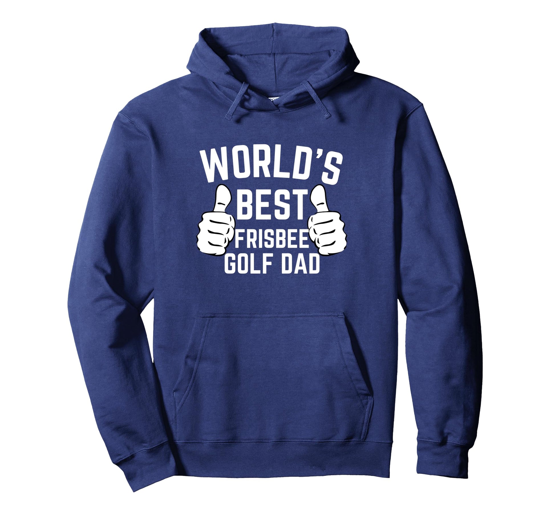 Worlds Best Dad Fathers Day Frisbee Disc Hoodie - Custom Art Print Unisex - T-Shirt, Sweatshirt, Hoodie