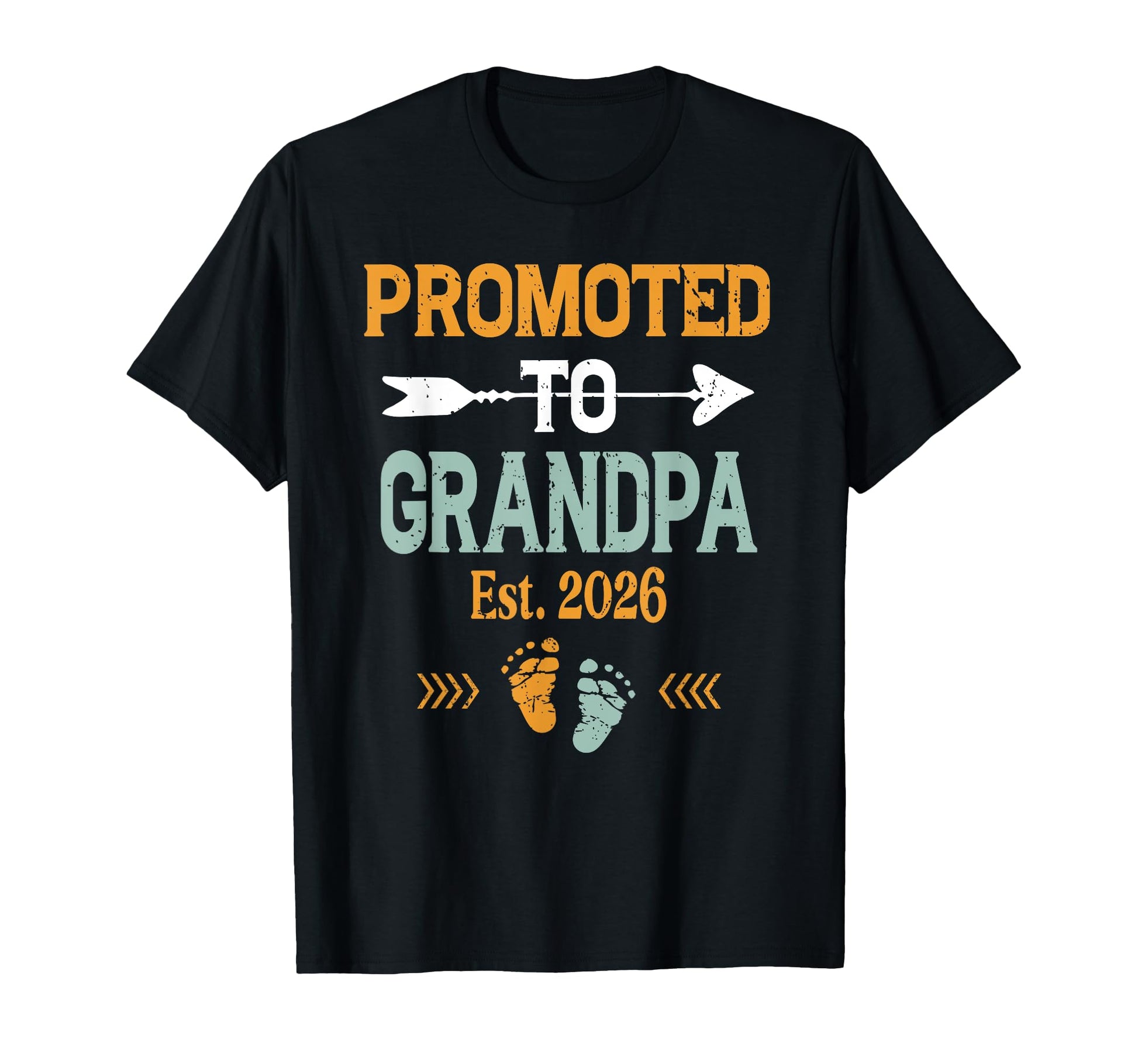 Mens Promoted To Grandpa 2026 Pregnancy T-Shirt - Trendy Graphic Unisex - T-Shirt, Sweatshirt, Hoodie
