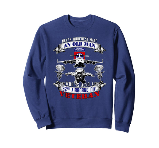 82Nd Airborne Division Veteran Sweatshirt - Custom Art Print for Adults - T-Shirt, Sweatshirt, Hoodie
