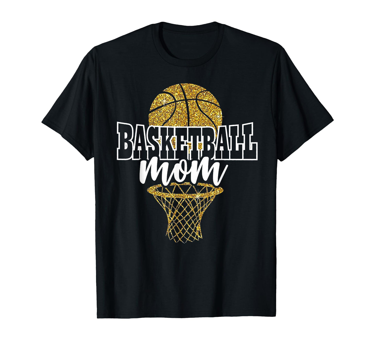 Funny Basketball Mom Basket Hoop T-Shirt - Casual Everyday Wear for Adults - T-Shirt, Sweatshirt, Hoodie