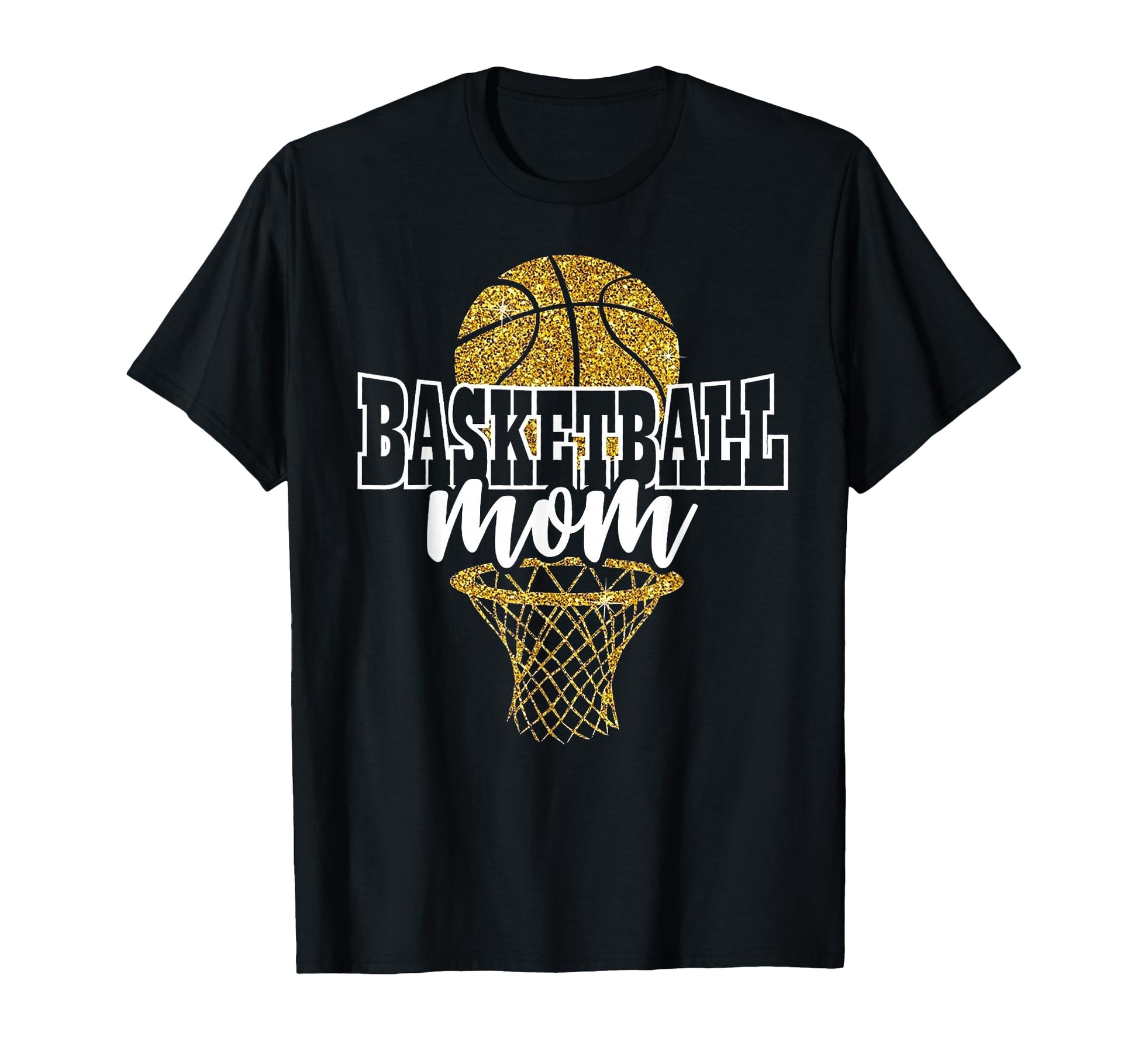 Funny Basketball Mom Basket Hoop T-Shirt - Casual Everyday Wear for Adults - T-Shirt, Sweatshirt, Hoodie