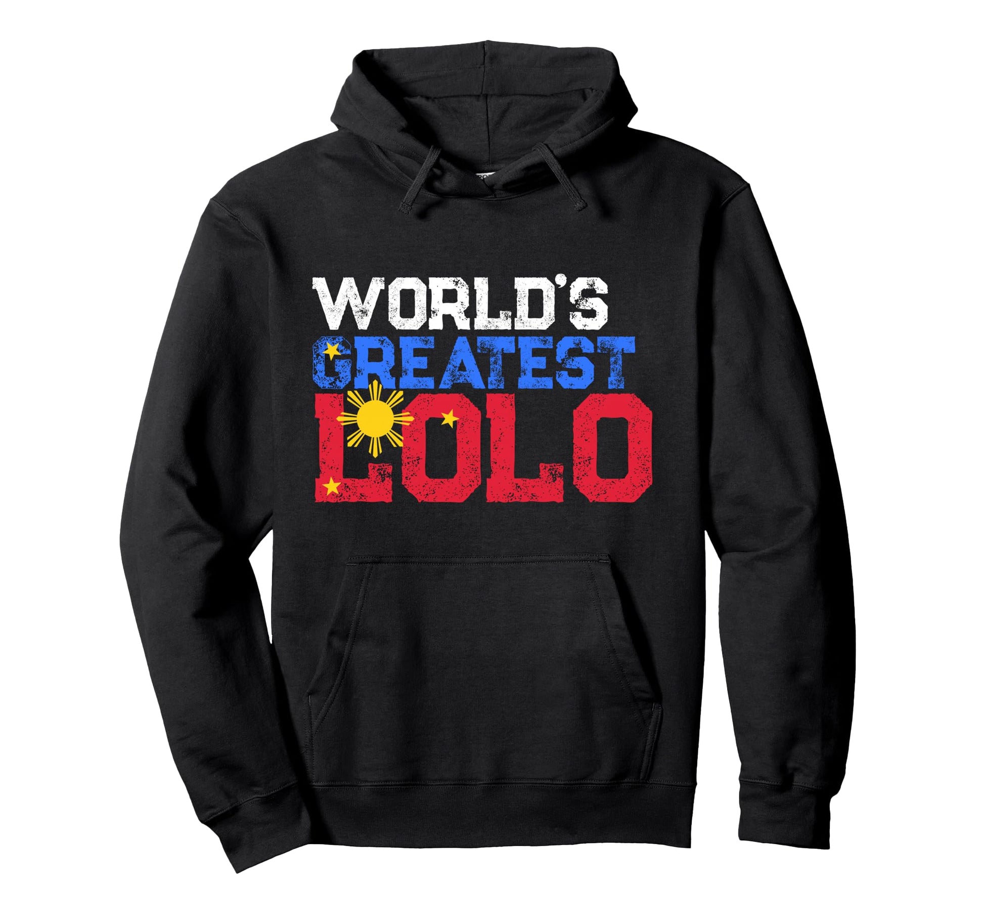 World S Greatest Lolo Filipino Grandpa Hoodie - Graphic Print Unisex - T-Shirt, Sweatshirt, Hoodie