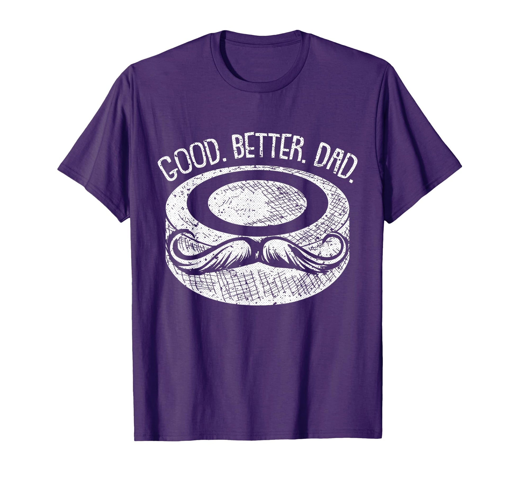 Ice Hockey Dad Fathers Day Sport Puck T-Shirt - Trendy Graphic Unisex - T-Shirt, Sweatshirt, Hoodie