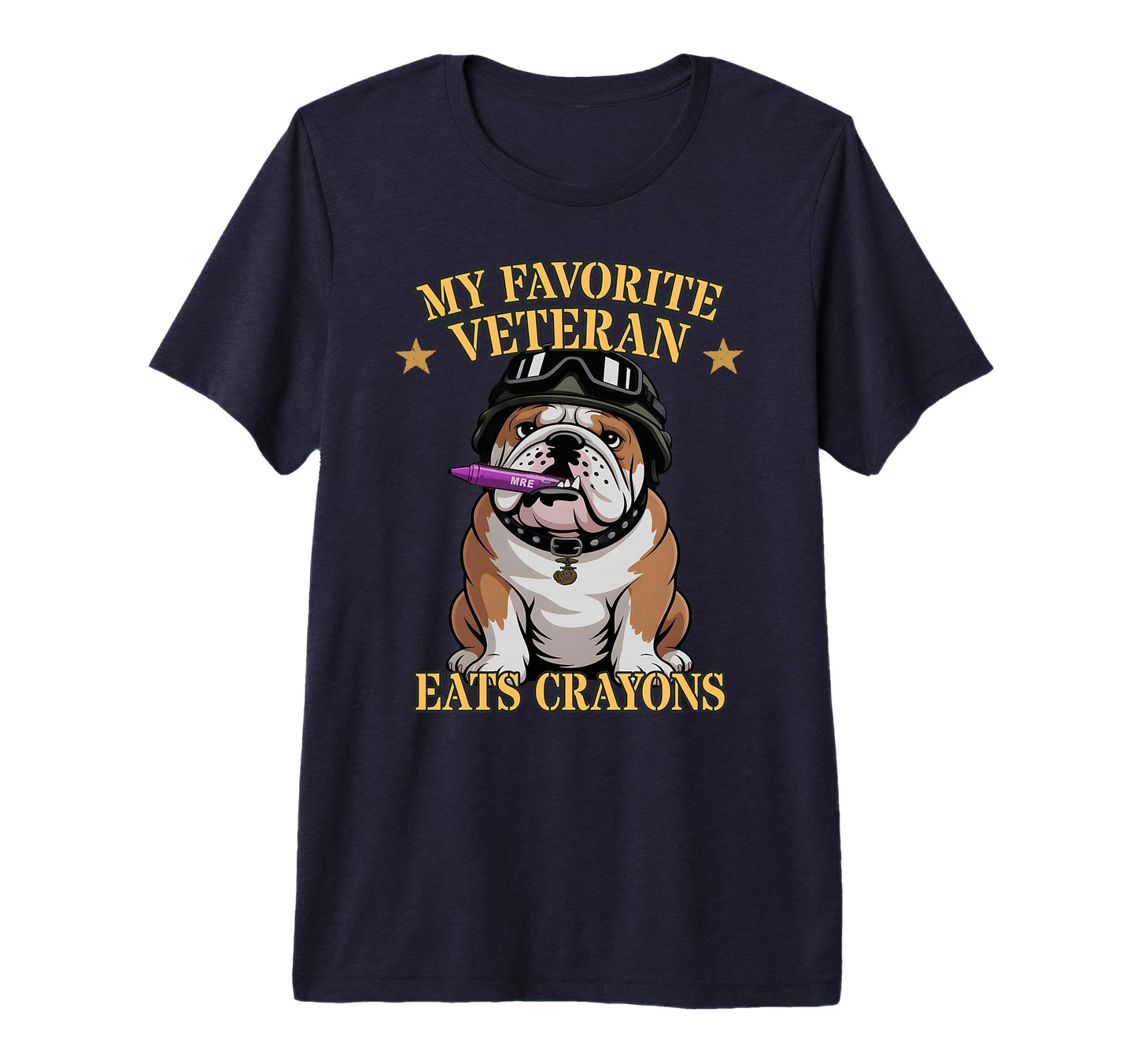 Sarcastic My Favorite Veteran Eats T-Shirt - Fun Novelty Design for Adults - T-Shirt, Sweatshirt, Hoodie