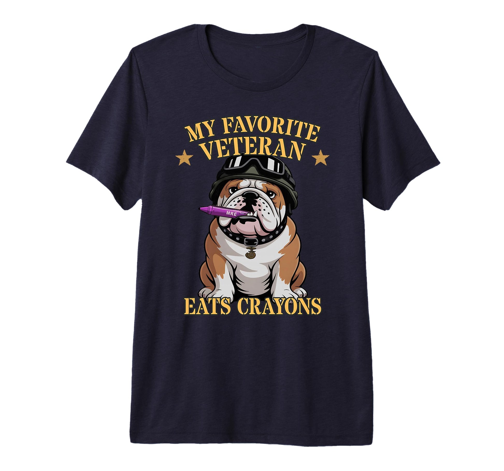 Sarcastic My Favorite Veteran Eats T-Shirt - Fun Novelty Design for Adults - T-Shirt, Sweatshirt, Hoodie