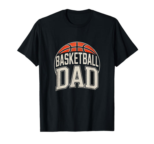 Basketball Dad Fathers Day Dad Basket T-Shirt - Graphic Print Men Women - T-Shirt, Sweatshirt, Hoodie