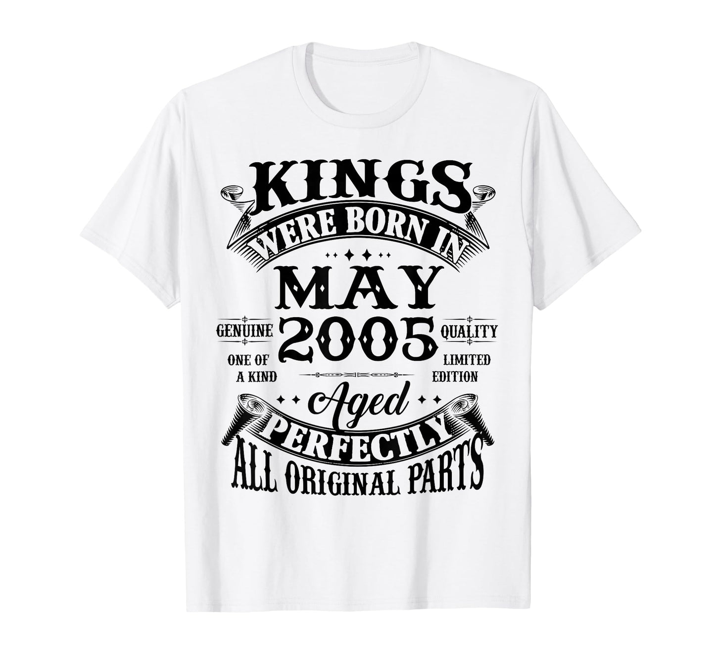 21St Birthday Gift Kings Born May 2005 T-Shirt - Streetwear Style Unisex - T-Shirt, Sweatshirt, Hoodie
