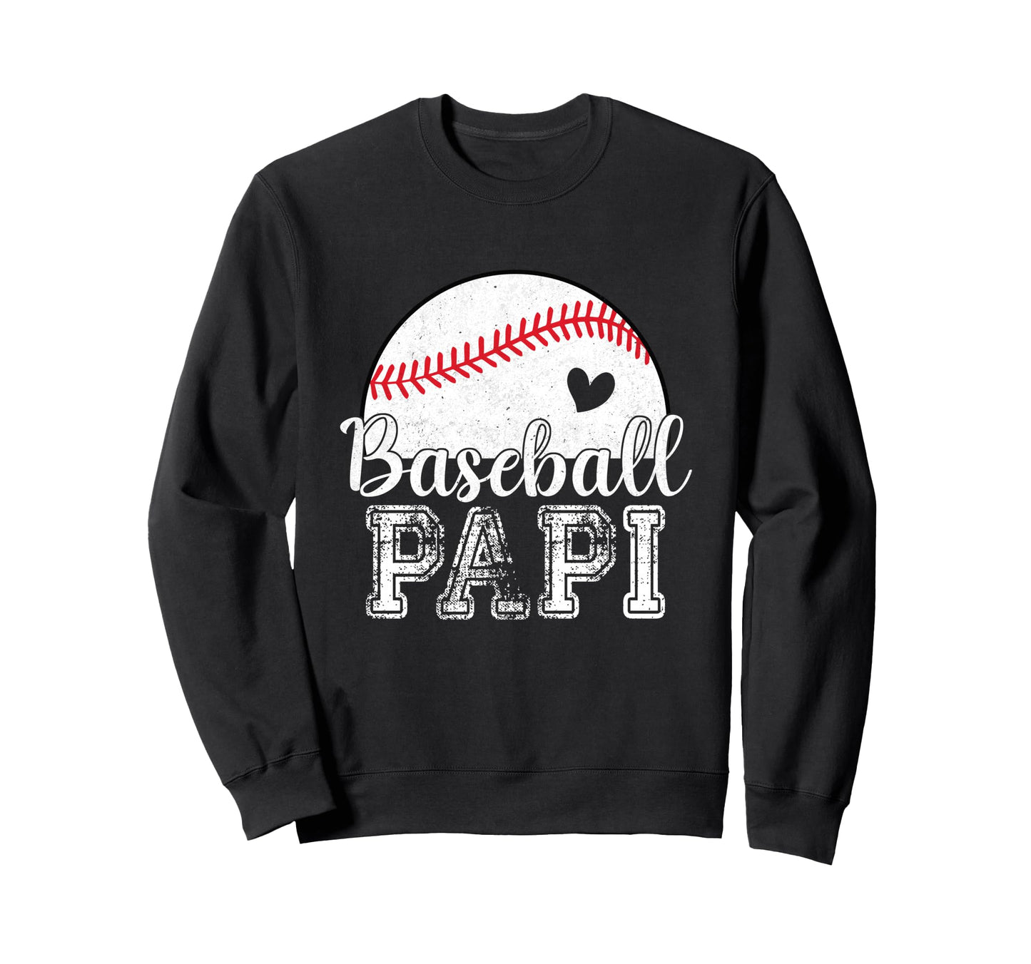 Baseball Papi Gifts Fathers Day Sweatshirt - Minimalist Print Unisex - T-Shirt, Sweatshirt, Hoodie