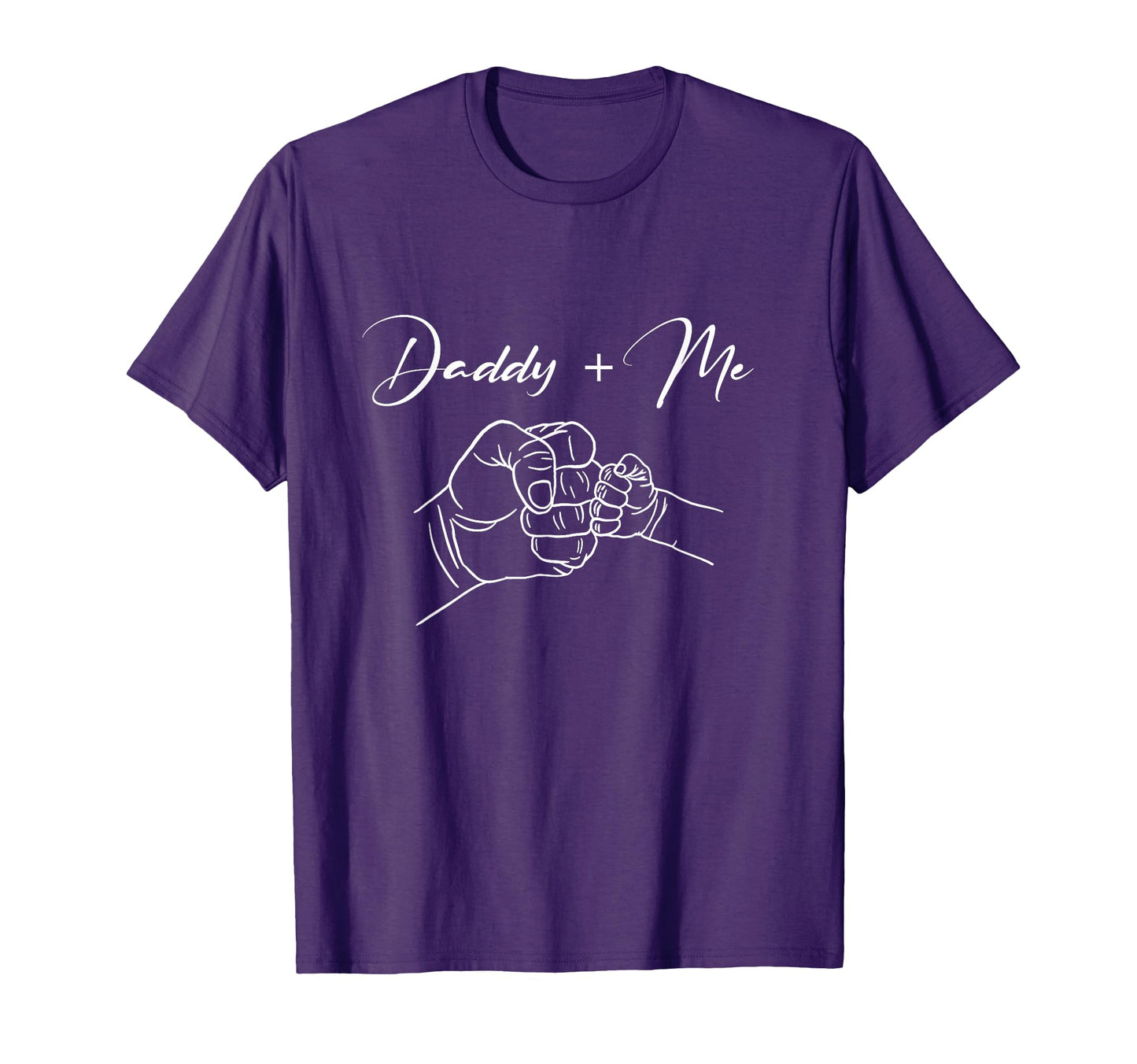 Daddy And Me Best Dad Fist Bump Funny T-Shirt - Custom Art Print Men Women - T-Shirt, Sweatshirt, Hoodie