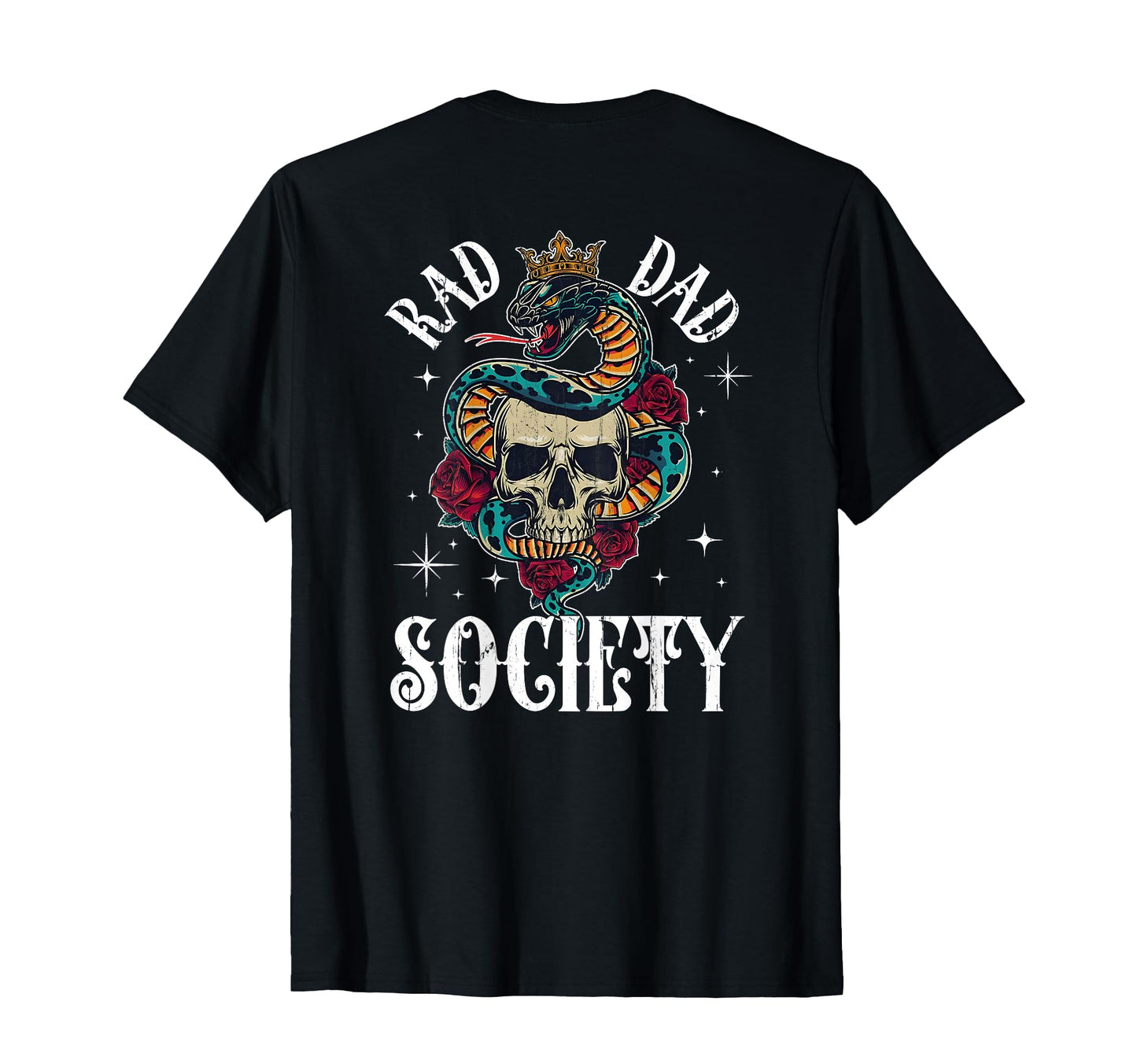 Rad Dad Society Dad Life Dad Club T-Shirt - Custom Art Print for Adults - T-Shirt, Sweatshirt, Hoodie