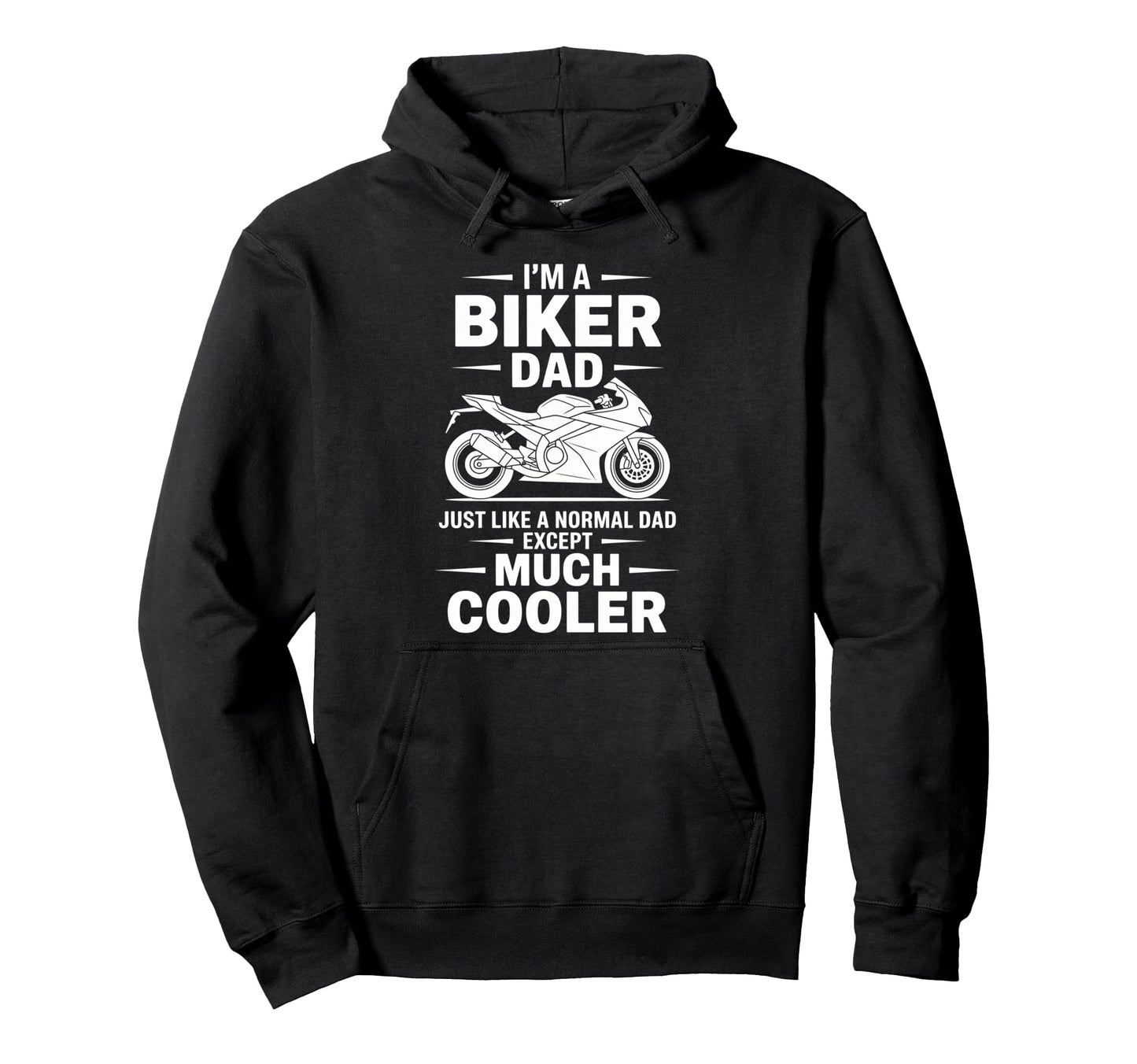 Im Biker Dad Motorcycle Funny Bike Motocross Hoodie - Unique Graphic Unisex - T-Shirt, Sweatshirt, Hoodie