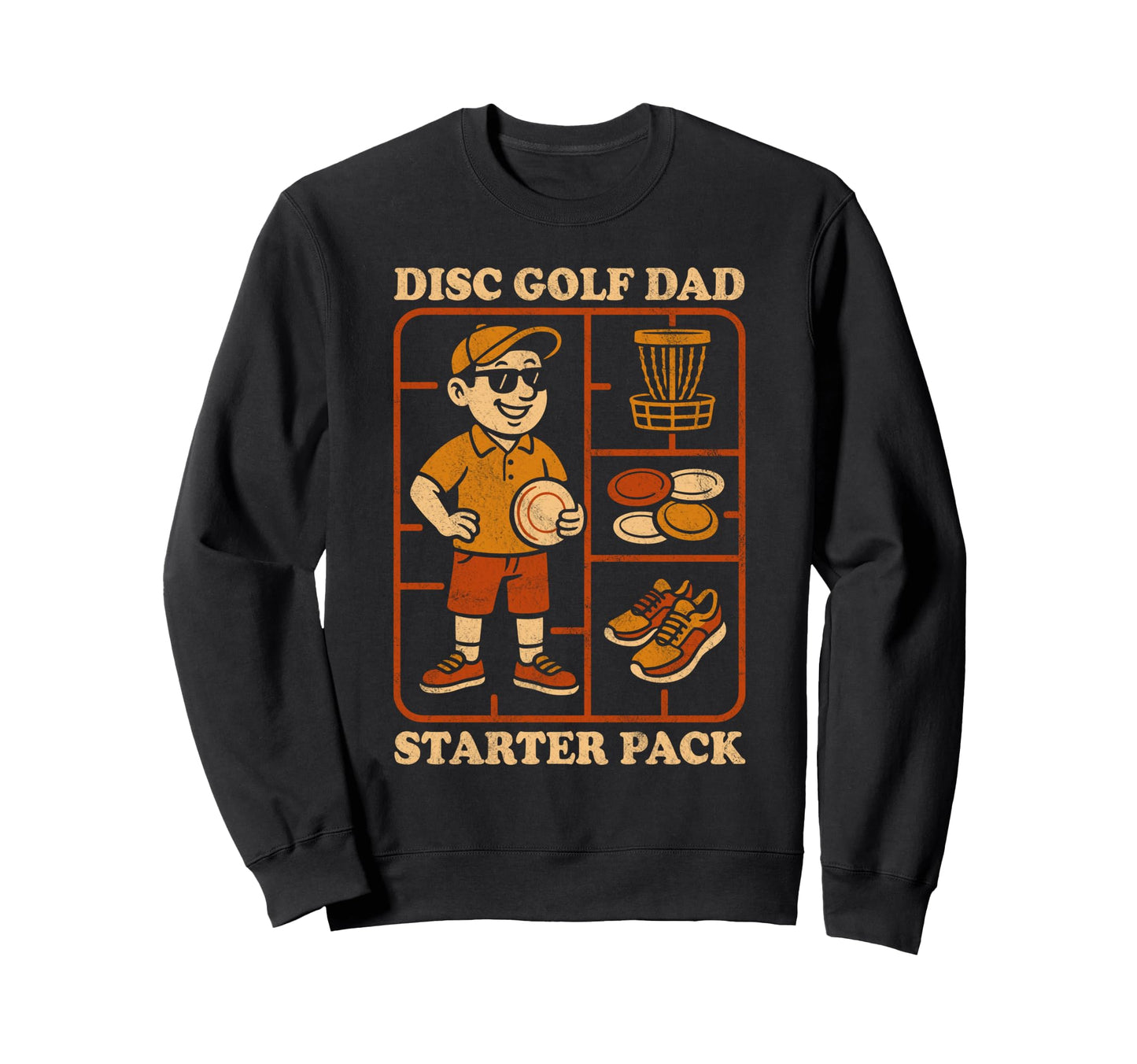 Funny Disc Golf Dad Fathers Day Sweatshirt - Fun Novelty Design Unisex - T-Shirt, Sweatshirt, Hoodie