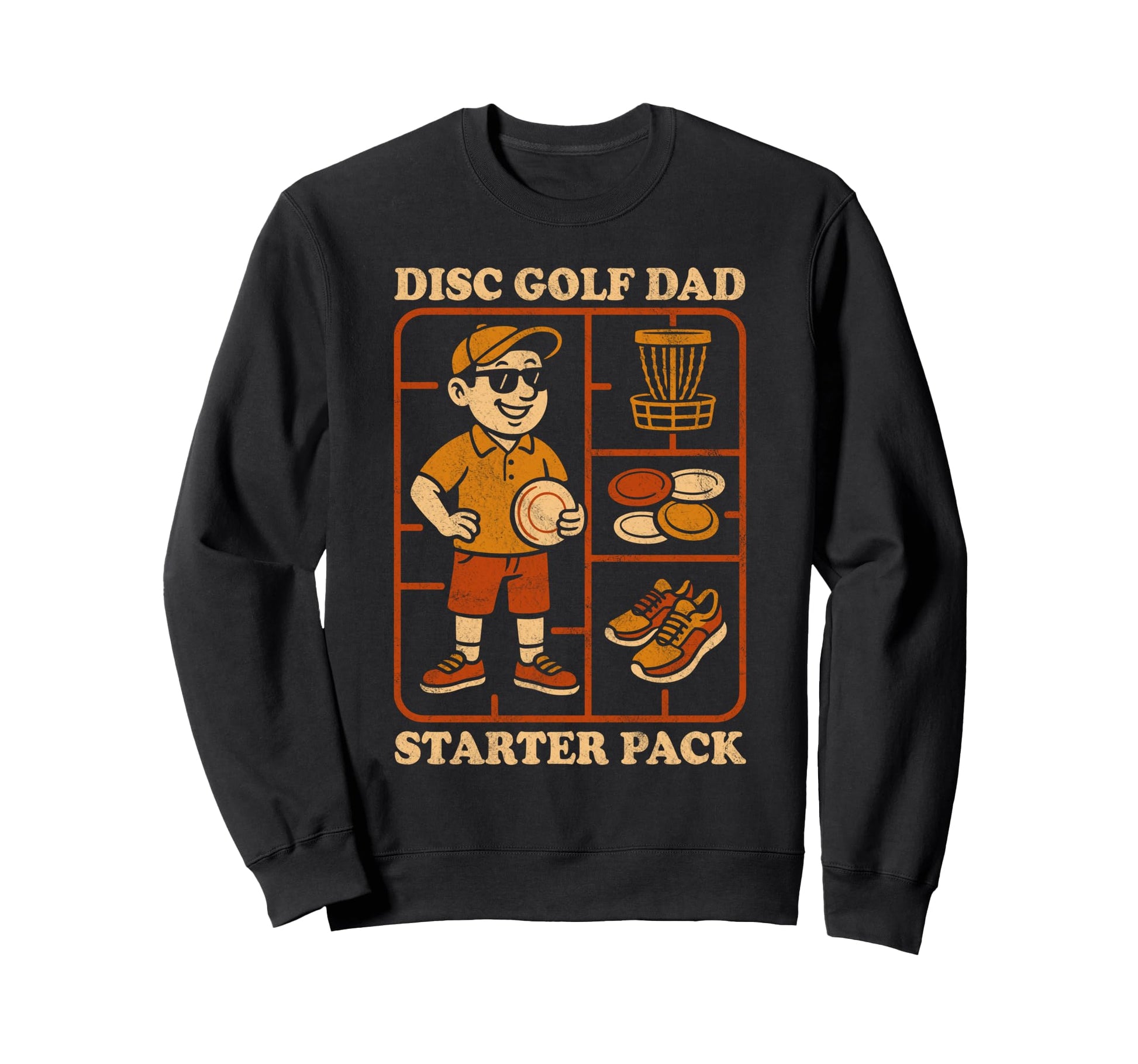 Funny Disc Golf Dad Fathers Day Sweatshirt - Fun Novelty Design Unisex - T-Shirt, Sweatshirt, Hoodie