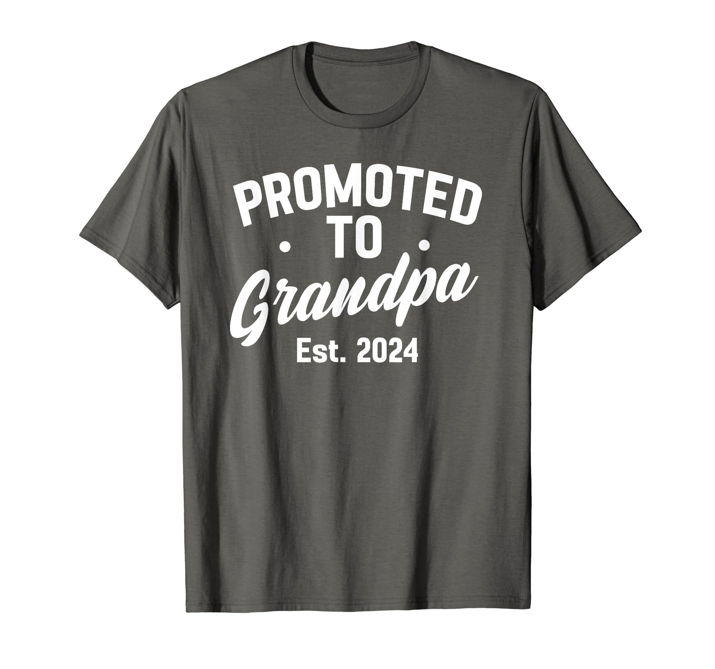 Promoted To Grandpa 2024 Pregnancy T-Shirt - Fun Novelty Design for Adults - T-Shirt, Sweatshirt, Hoodie
