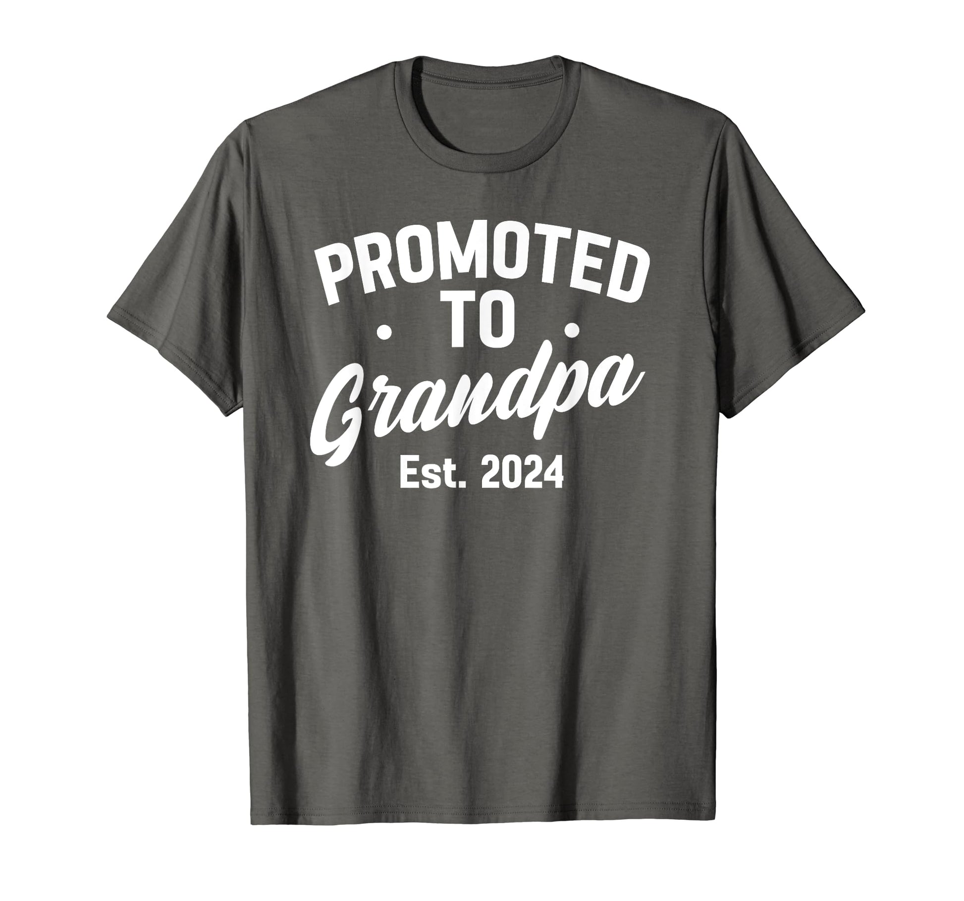 Promoted To Grandpa 2024 Pregnancy T-Shirt - Fun Novelty Design for Adults - T-Shirt, Sweatshirt, Hoodie
