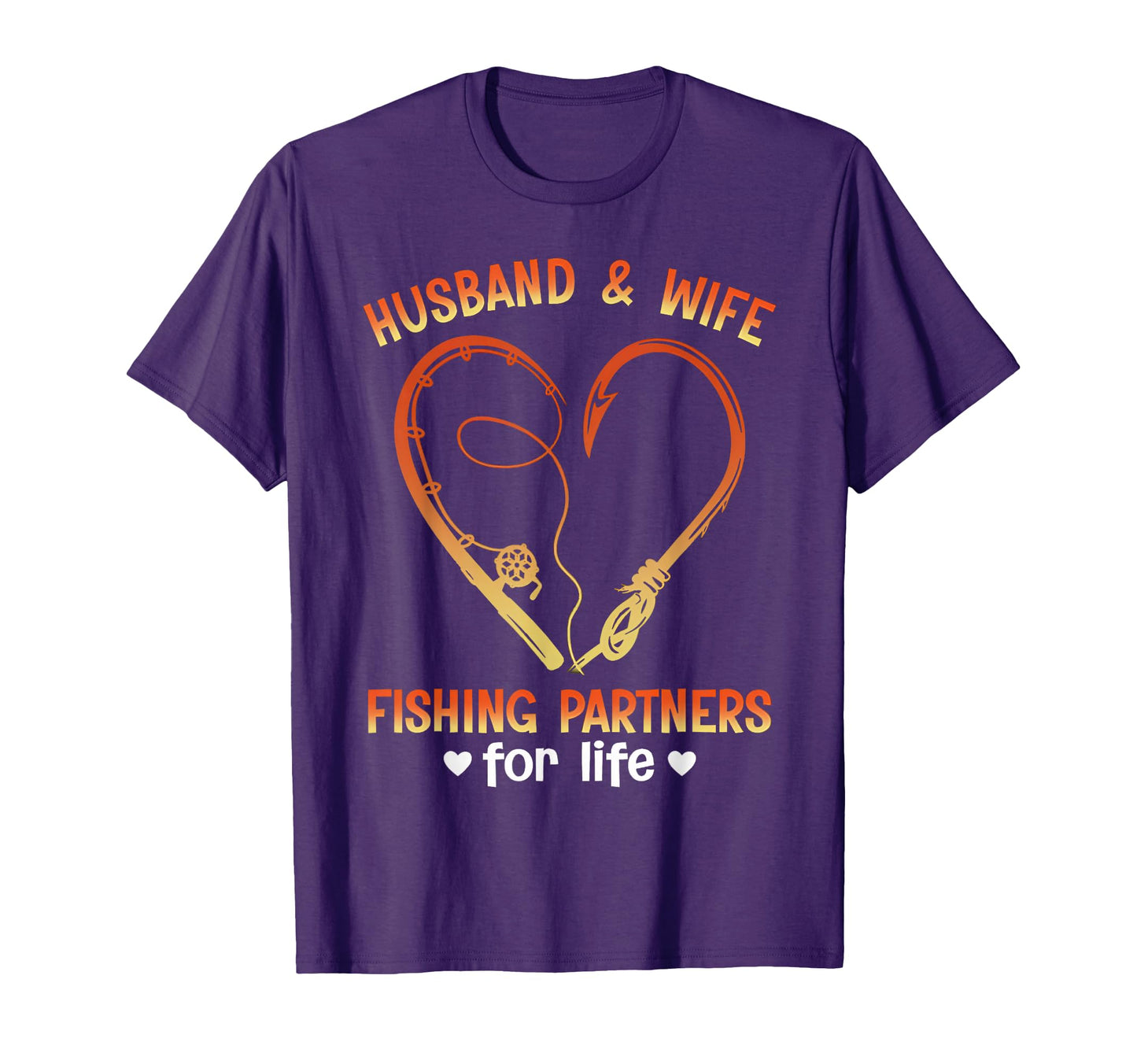 Fishing Husband And Wife Fishing T-Shirt - Fun Novelty Design for Adults - T-Shirt, Sweatshirt, Hoodie