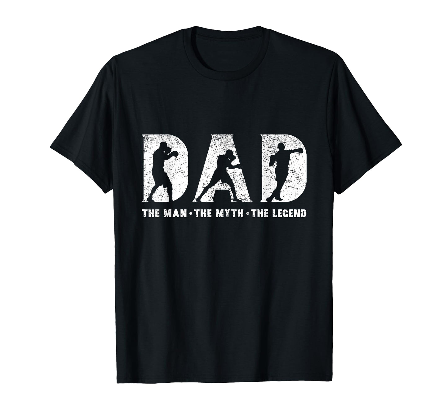 Boxing Dad Myth Legend Fathers Day T-Shirt - Custom Art Print Men Women - T-Shirt, Sweatshirt, Hoodie