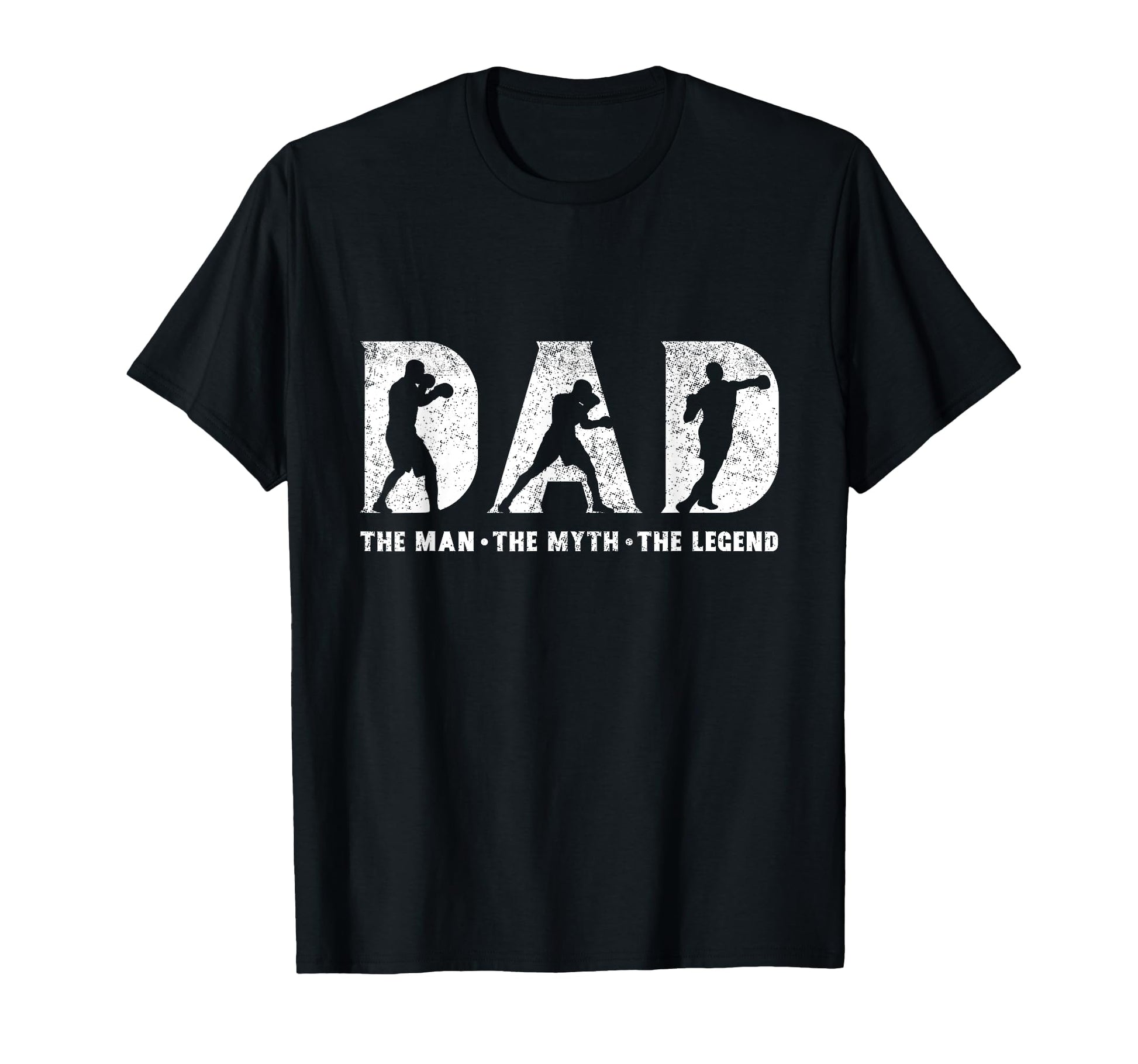 Boxing Dad Myth Legend Fathers Day T-Shirt - Custom Art Print Men Women - T-Shirt, Sweatshirt, Hoodie