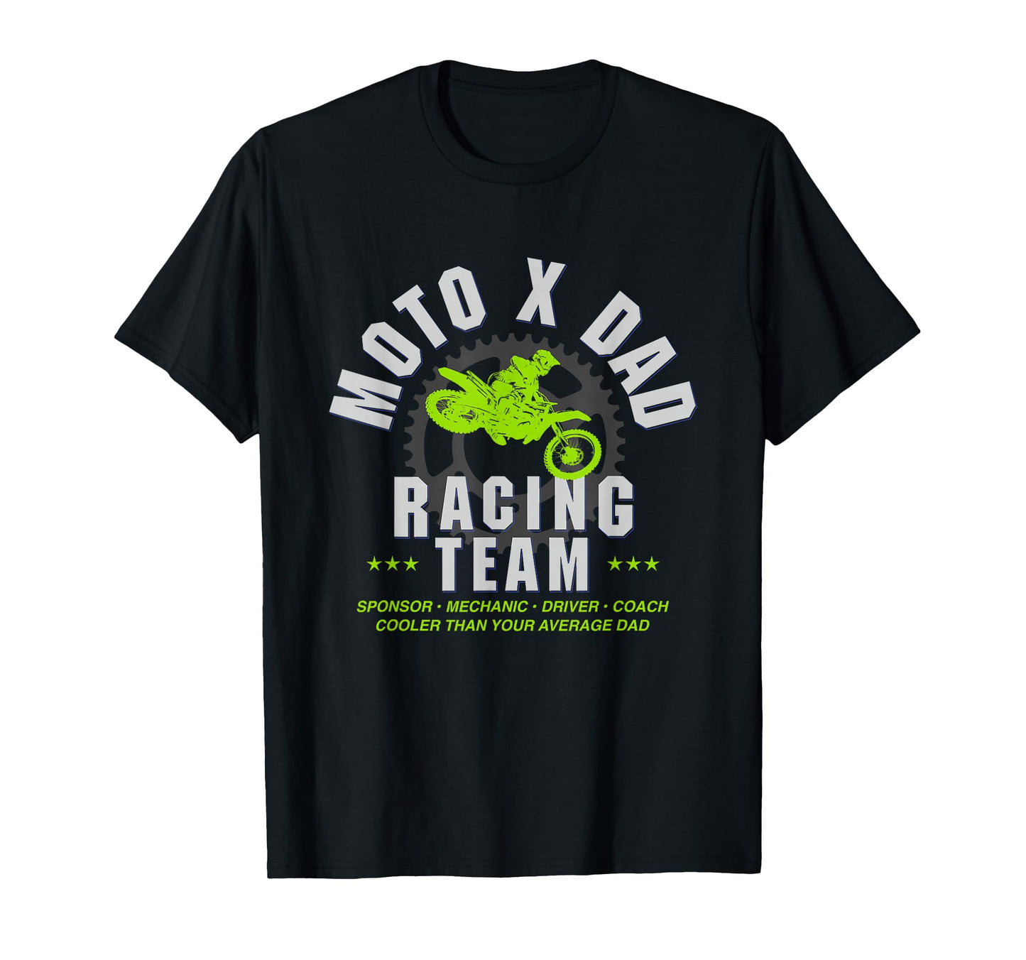 Moto Dad Dirt Bike Mx Racing Birthday T-Shirt - Novelty Apparel for Adults - T-Shirt, Sweatshirt, Hoodie
