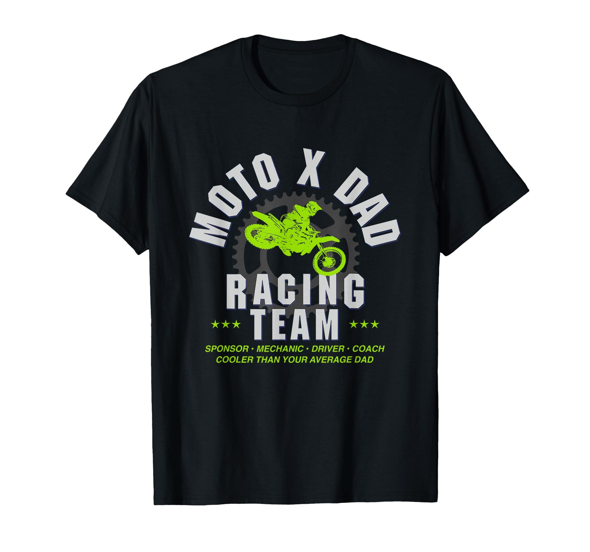 Moto Dad Dirt Bike Mx Racing Birthday T-Shirt - Novelty Apparel for Adults - T-Shirt, Sweatshirt, Hoodie