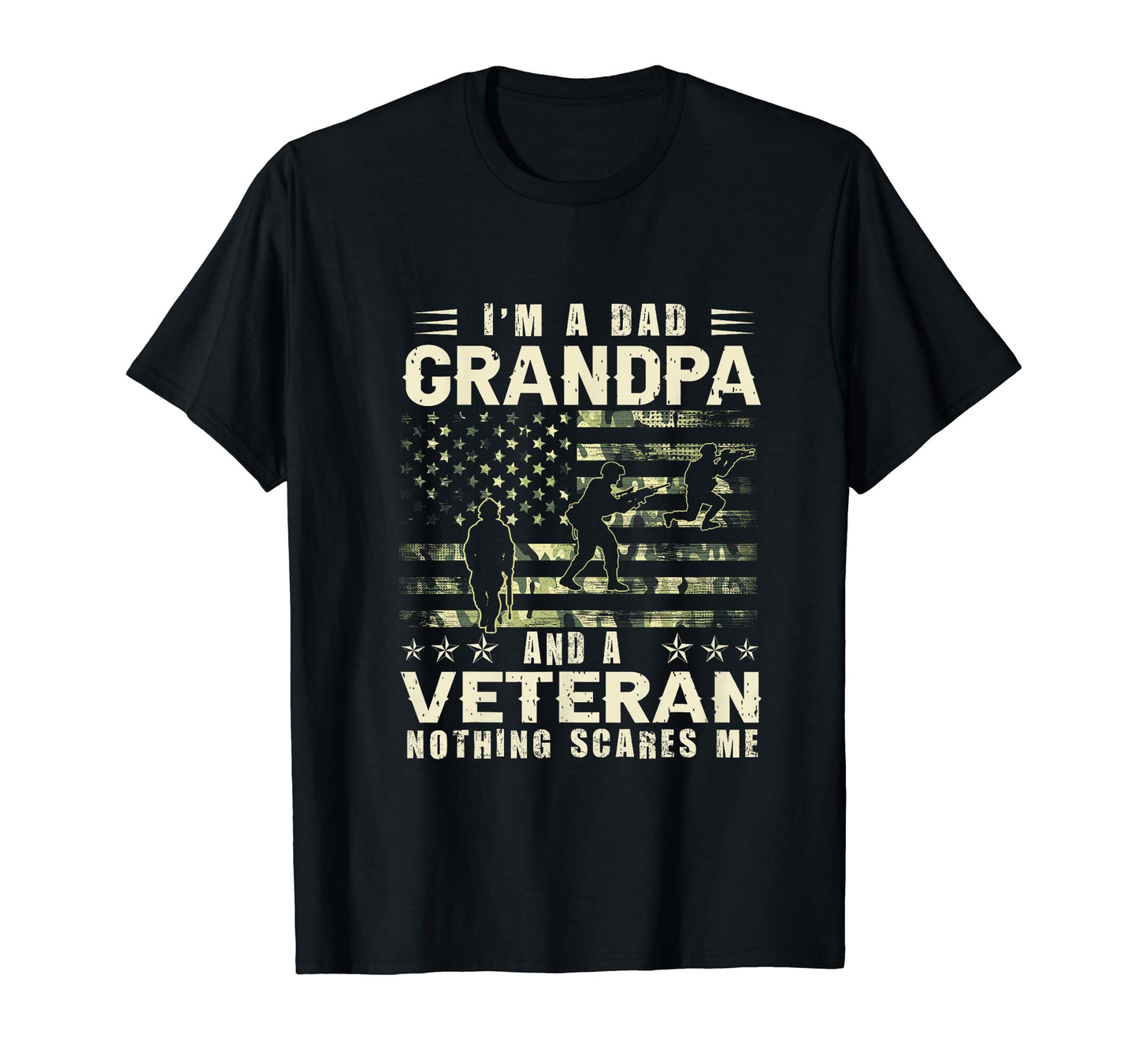 Im Dad Grandpa And Veteran Fathers T-Shirt - Fun Novelty Design for Adults - T-Shirt, Sweatshirt, Hoodie