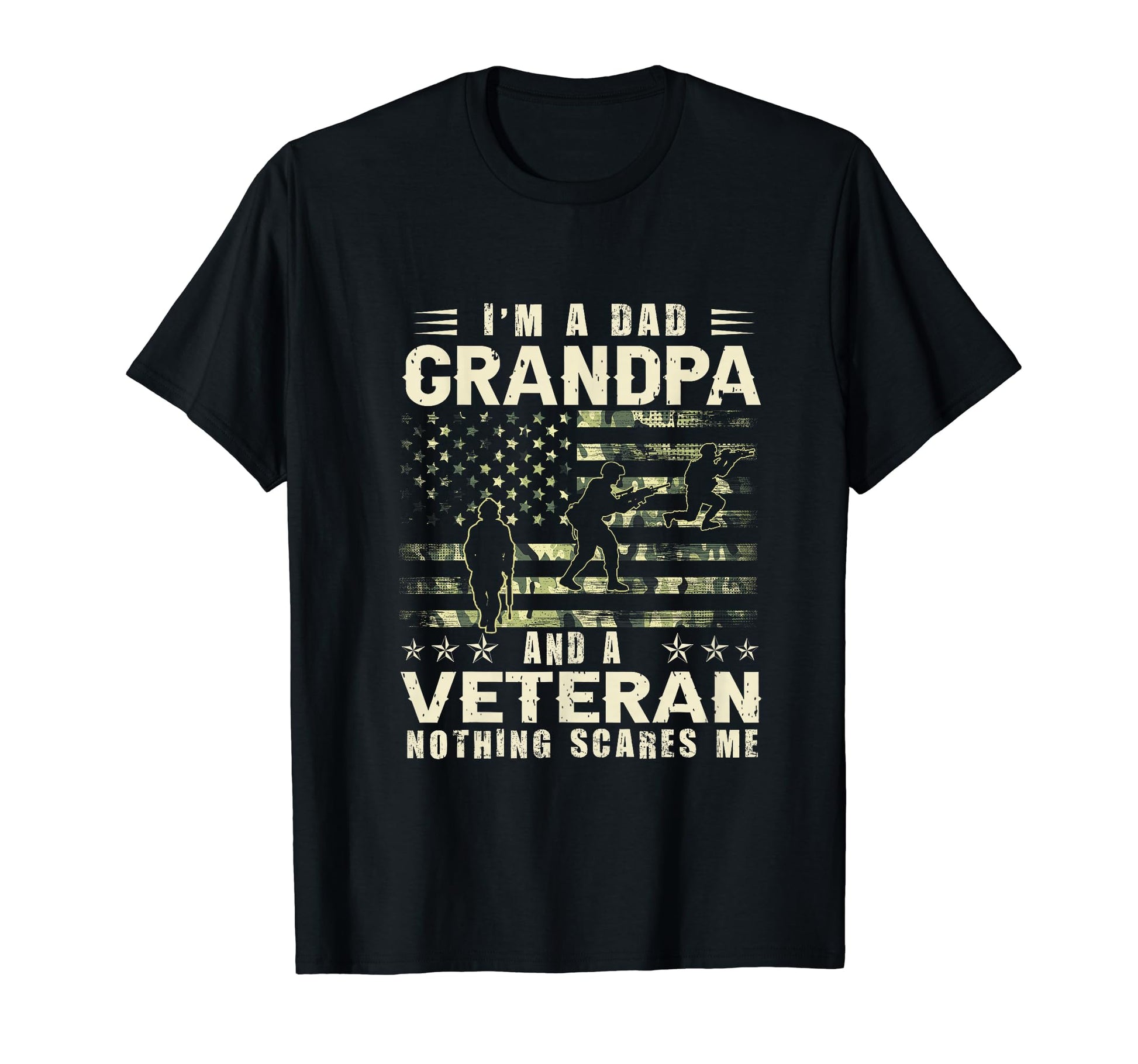 Im Dad Grandpa And Veteran Fathers T-Shirt - Fun Novelty Design for Adults - T-Shirt, Sweatshirt, Hoodie