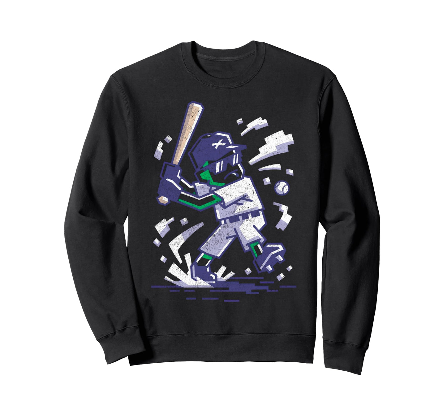 Baseball Drip Gamer Gifts T-Shirt - Trendy Graphic for Adults - T-Shirt, Sweatshirt, Hoodie