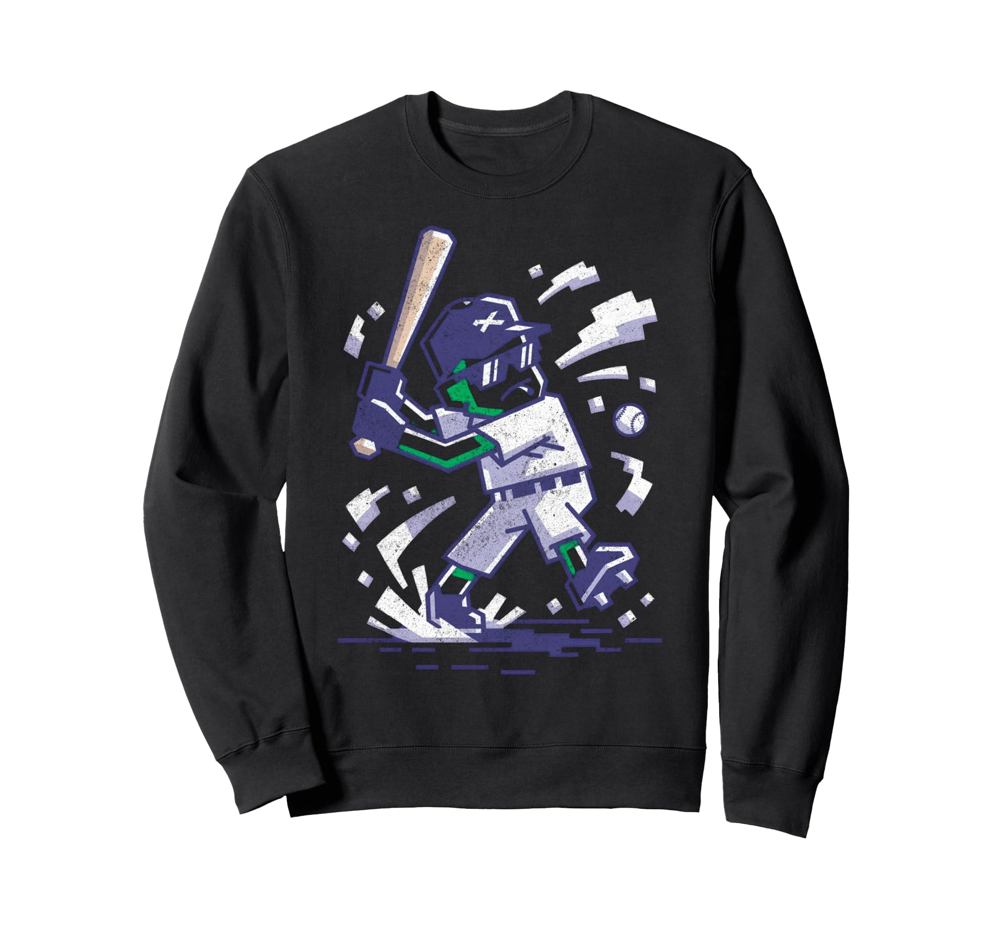 Baseball Drip Gamer Gifts T-Shirt - Trendy Graphic for Adults - T-Shirt, Sweatshirt, Hoodie