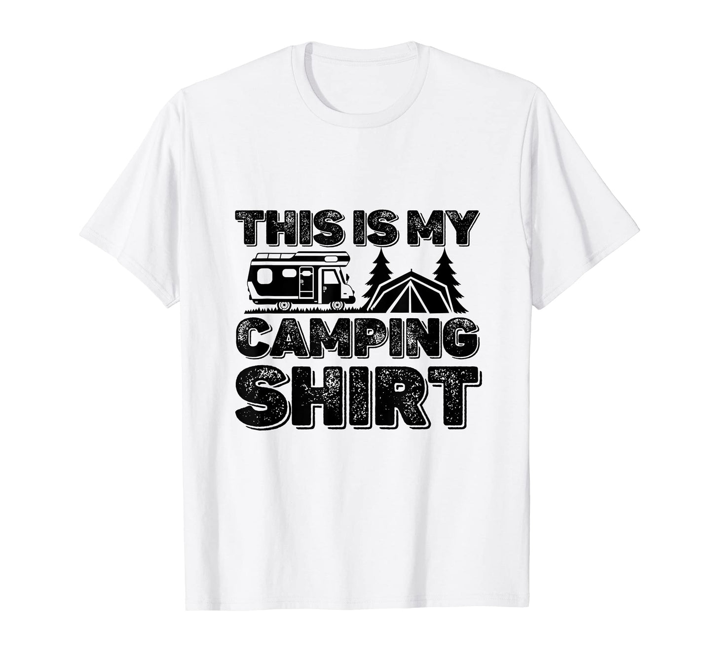 This Is My Camping Camper Funny Camping T-Shirt - Custom Art Print Unisex - T-Shirt, Sweatshirt, Hoodie