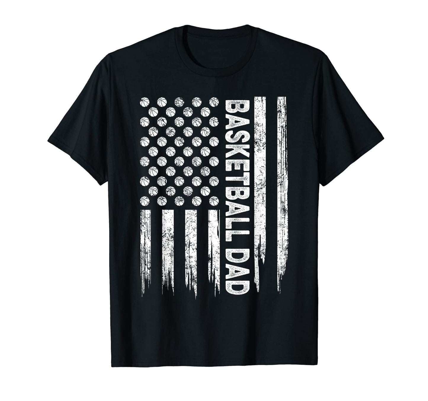 Usa American Flag Basketball Dad T-Shirt - Trendy Graphic Men Women - T-Shirt, Sweatshirt, Hoodie