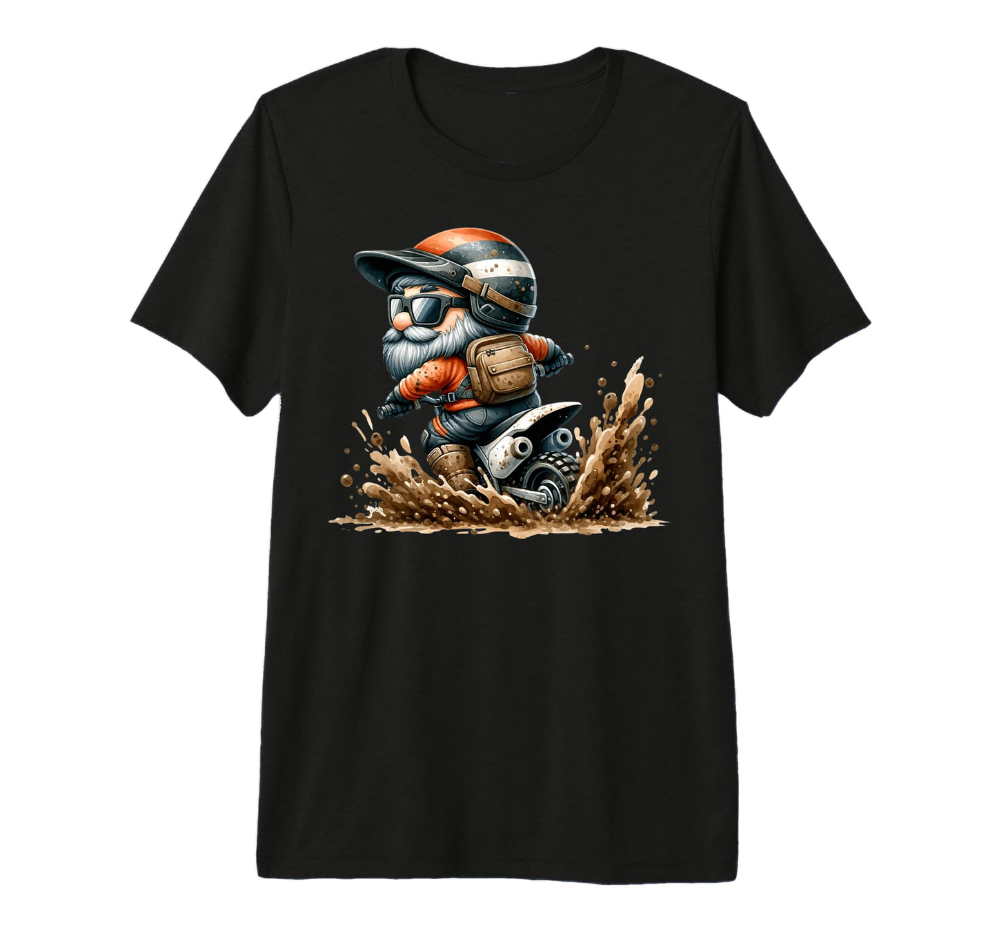 Motocross Gnome Dad And Who Loves T-Shirt - Minimalist Print for Adults - T-Shirt, Sweatshirt, Hoodie