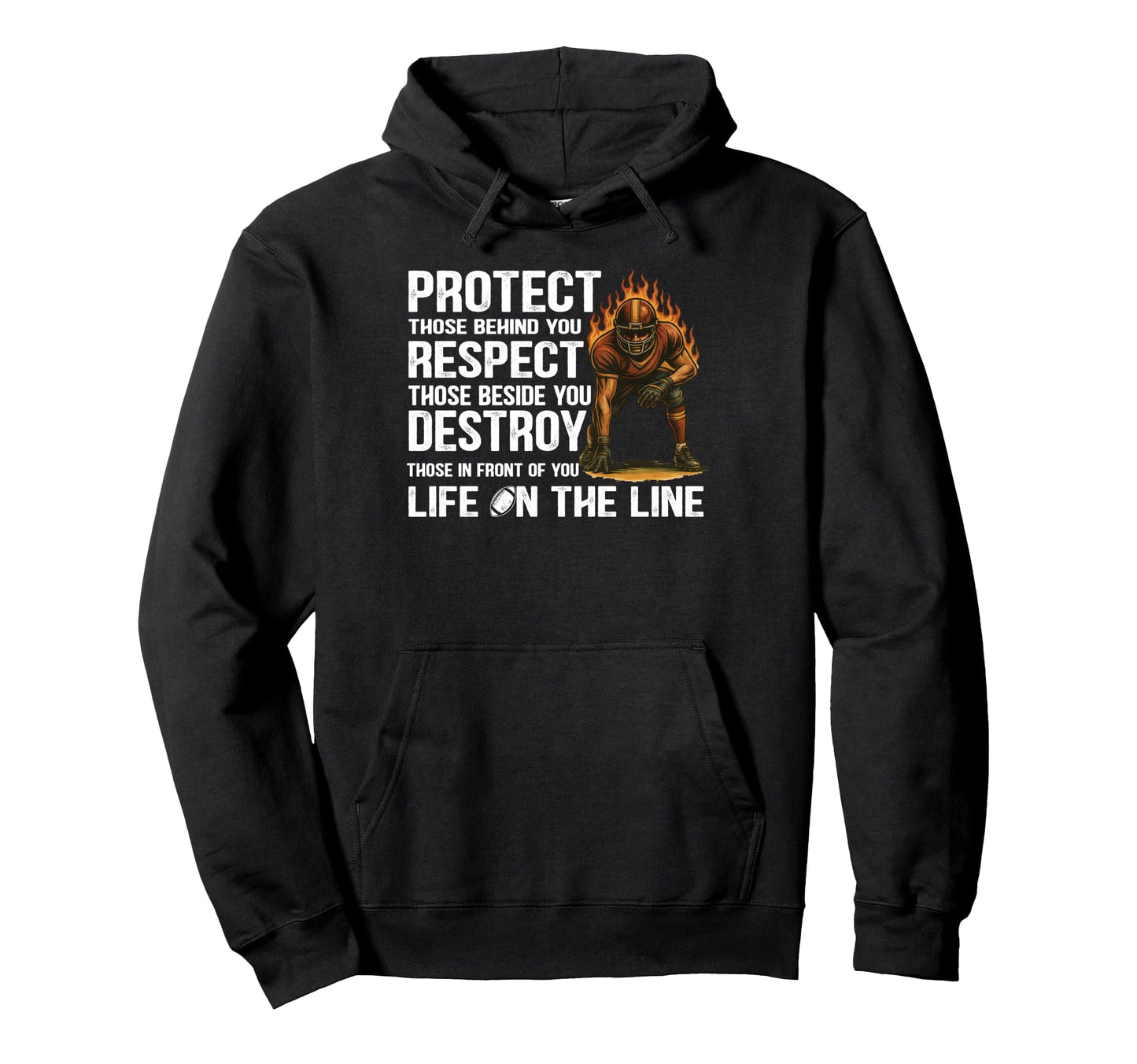 Protect Respect Destroy Offensive Hoodie - Aesthetic Graphic Unisex - T-Shirt, Sweatshirt, Hoodie