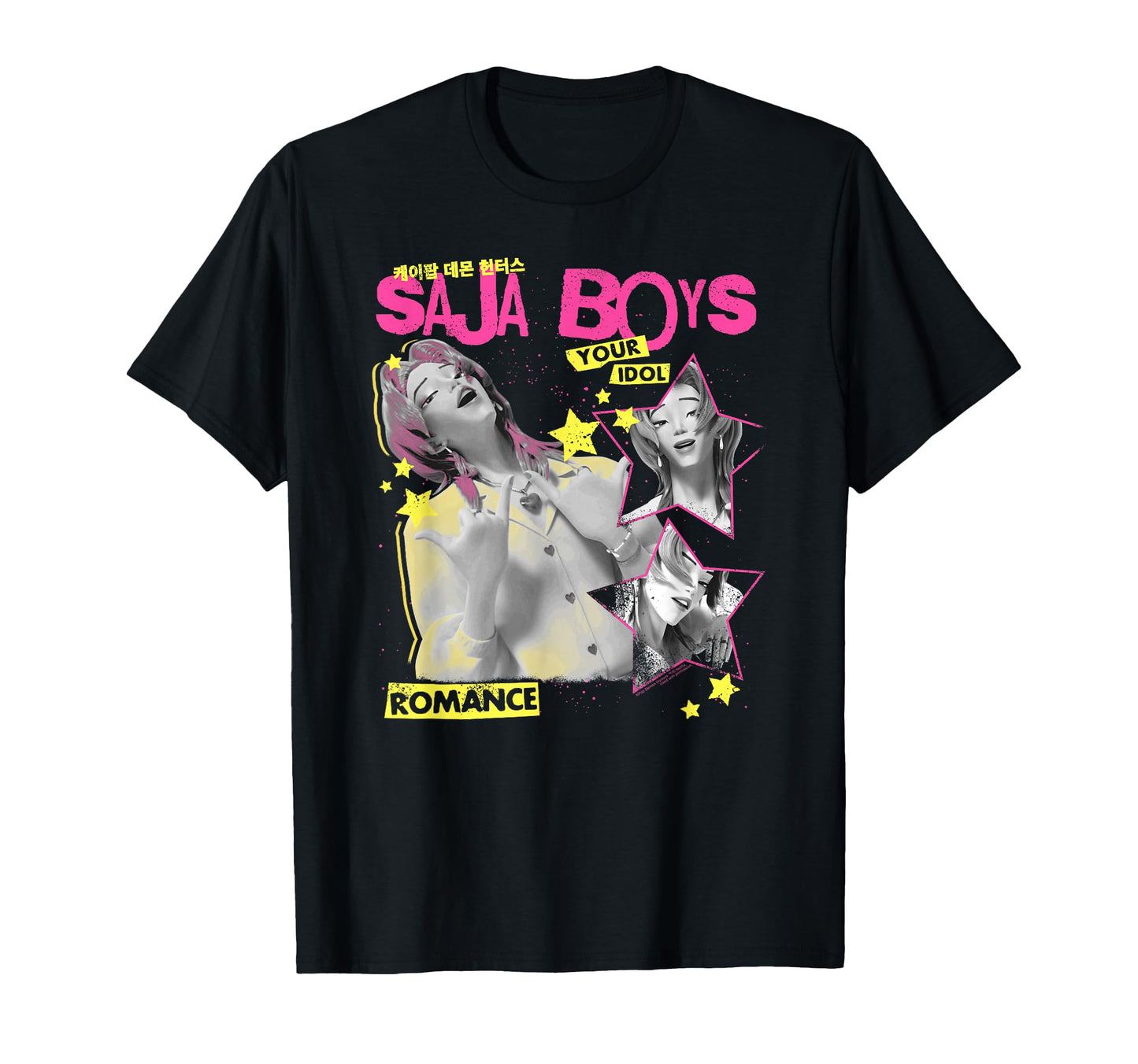Kpop Demon Hunters Saja Your Idol T-Shirt - Aesthetic Graphic for Adults - T-Shirt, Sweatshirt, Hoodie