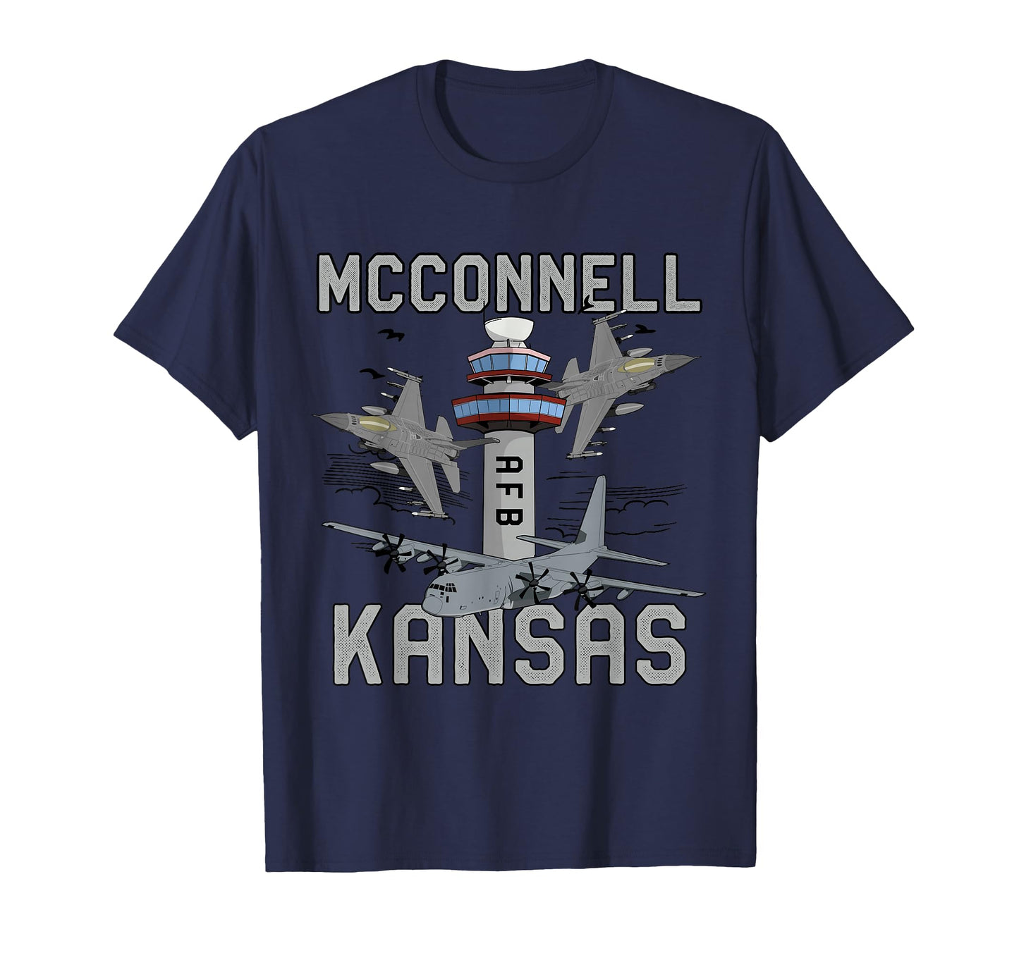 Mcconnell Afb Kansas Air Force Base T-Shirt - Aesthetic Graphic for Adults - T-Shirt, Sweatshirt, Hoodie