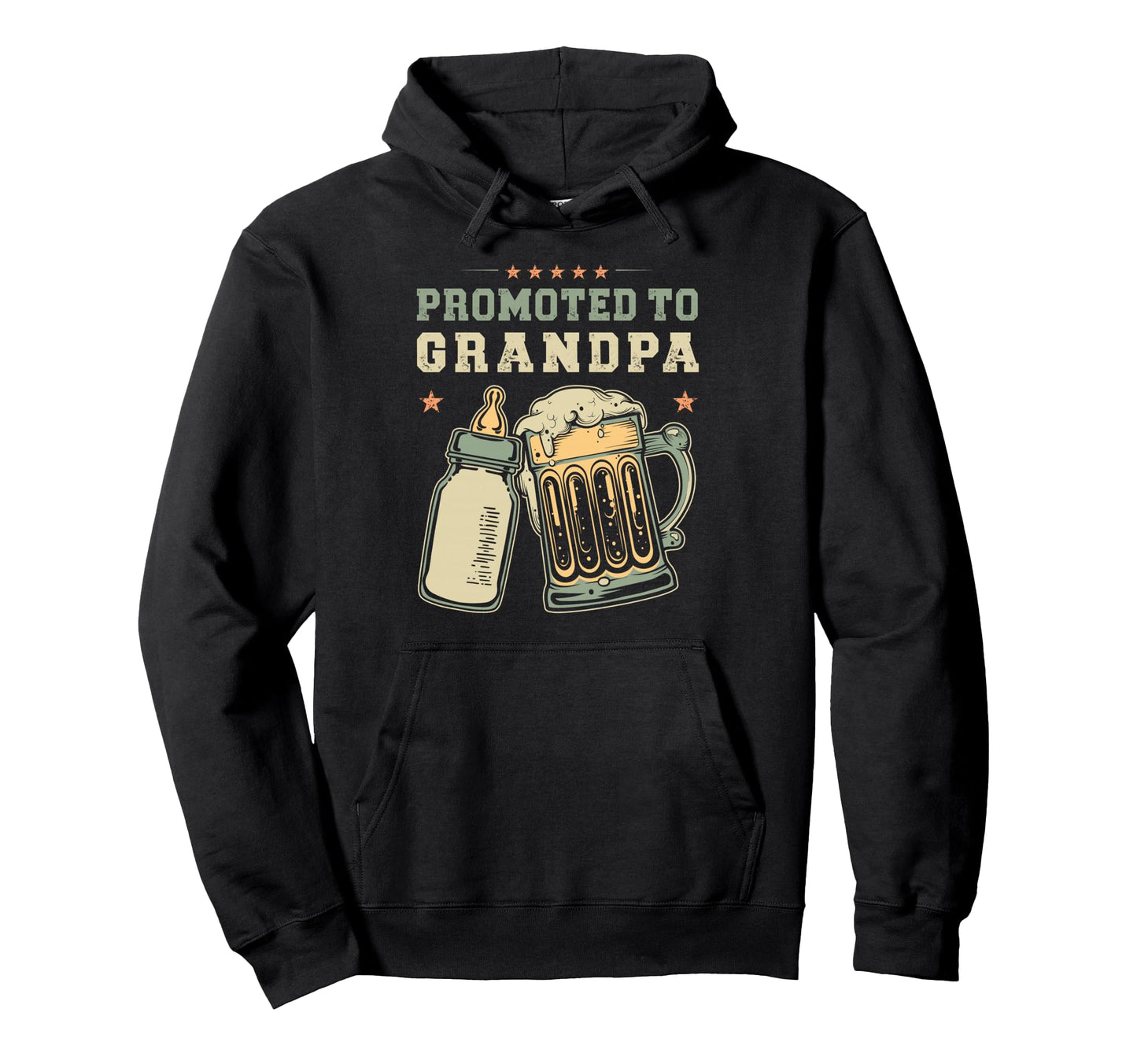 Promoted To Grandpa Reveal Future Grandpa Hoodie - Graphic Print Men Women - T-Shirt, Sweatshirt, Hoodie
