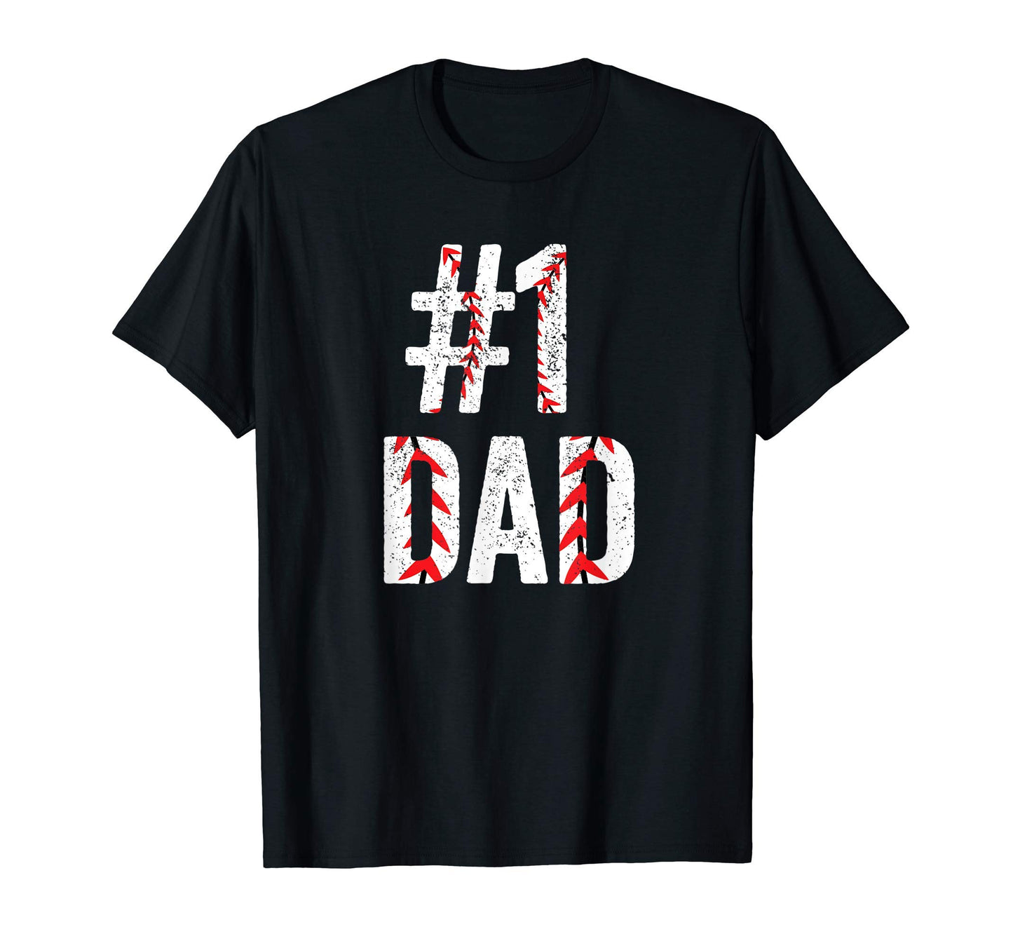 1 Dad Baseball Coach Gift Number One T-Shirt - Novelty Apparel Men Women - T-Shirt, Sweatshirt, Hoodie