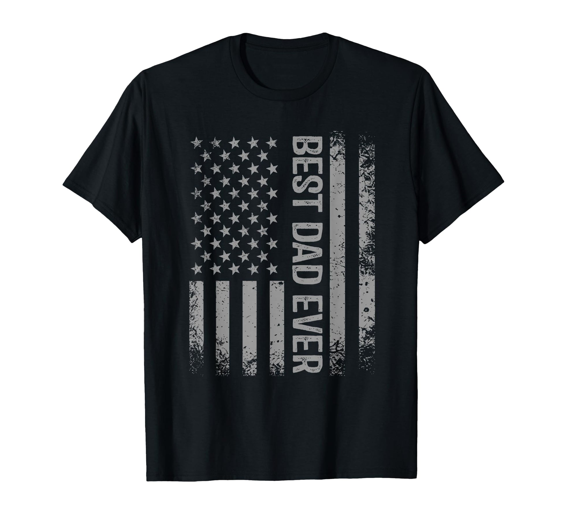 Mens Best Dad Ever Us American T-Shirt - Fun Novelty Design for Adults - T-Shirt, Sweatshirt, Hoodie