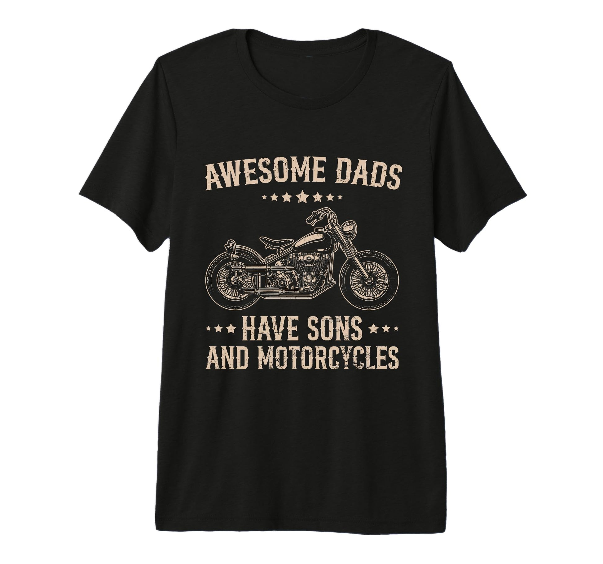 Biker Awesome Dads Have Sons And T-Shirt - Unique Graphic Men Women - T-Shirt, Sweatshirt, Hoodie